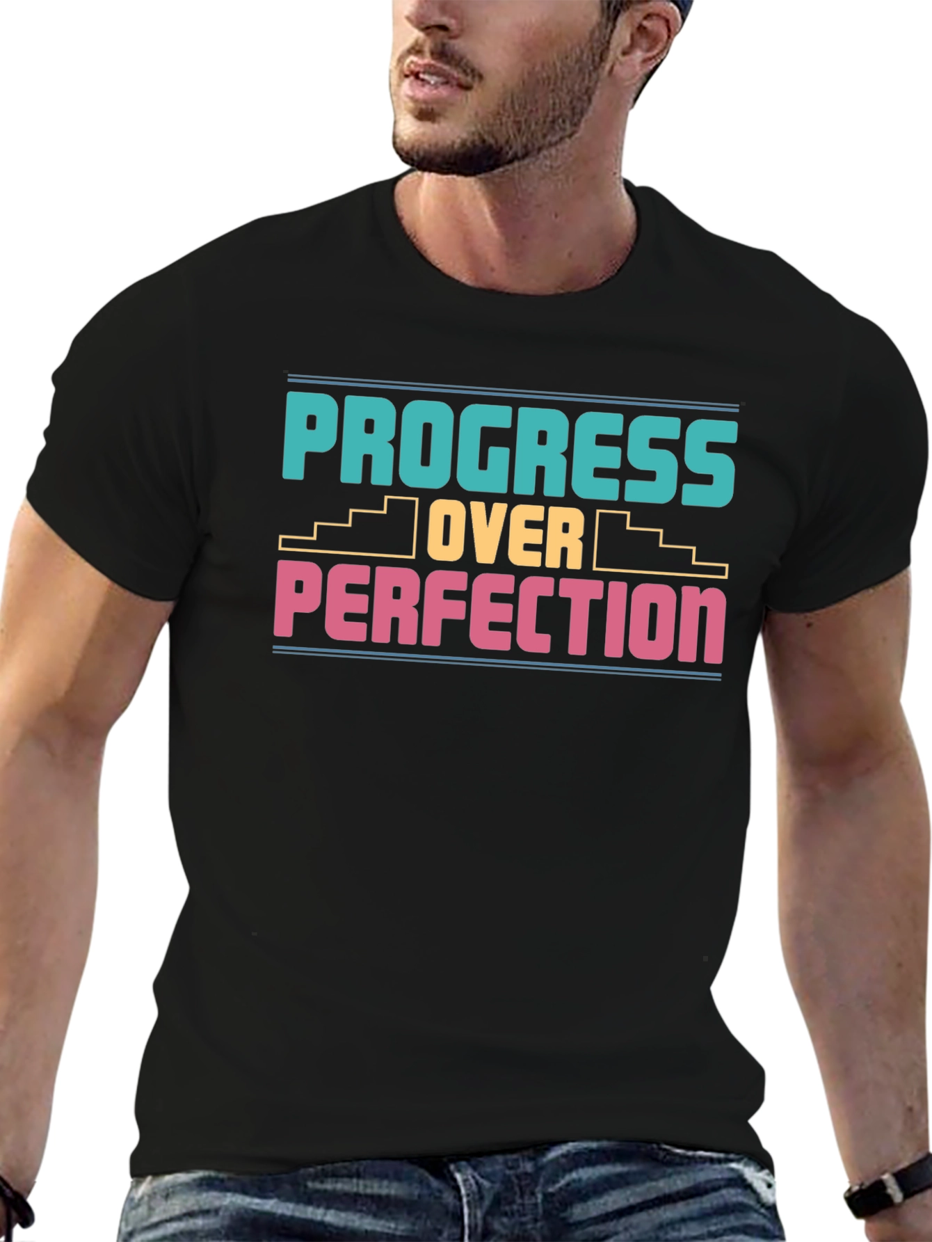 Progress Over Perfection Graphic Tee