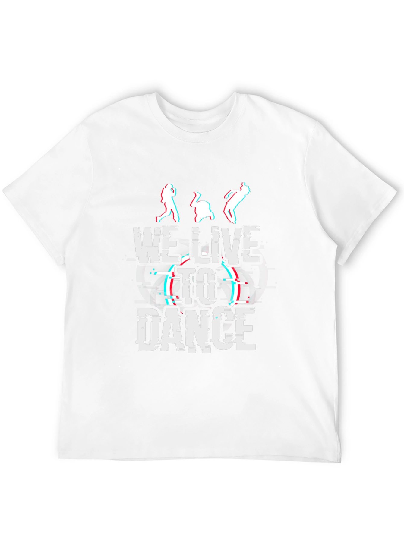 We Live To Dance Graphic Tee - Black