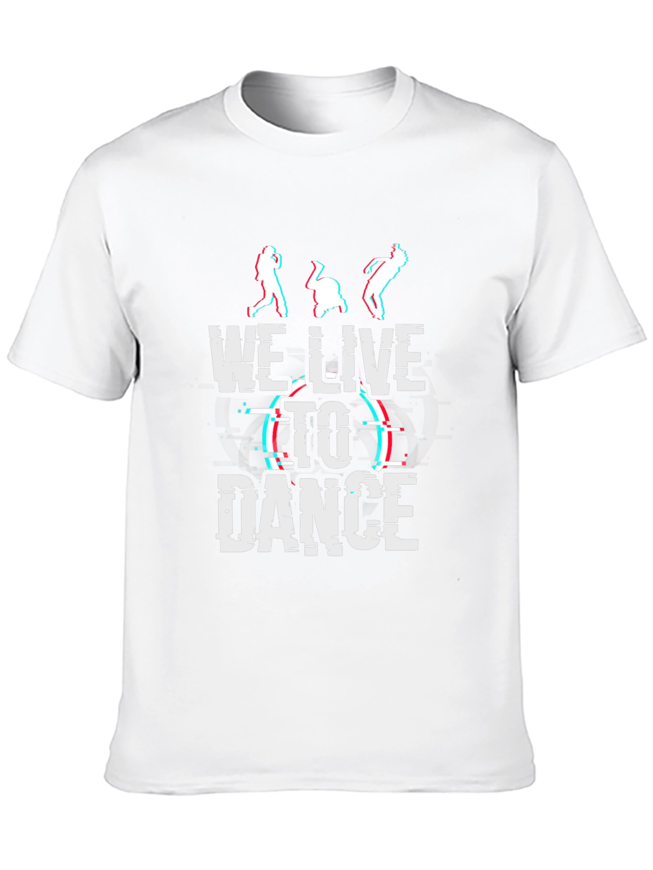 We Live To Dance Graphic Tee - Black