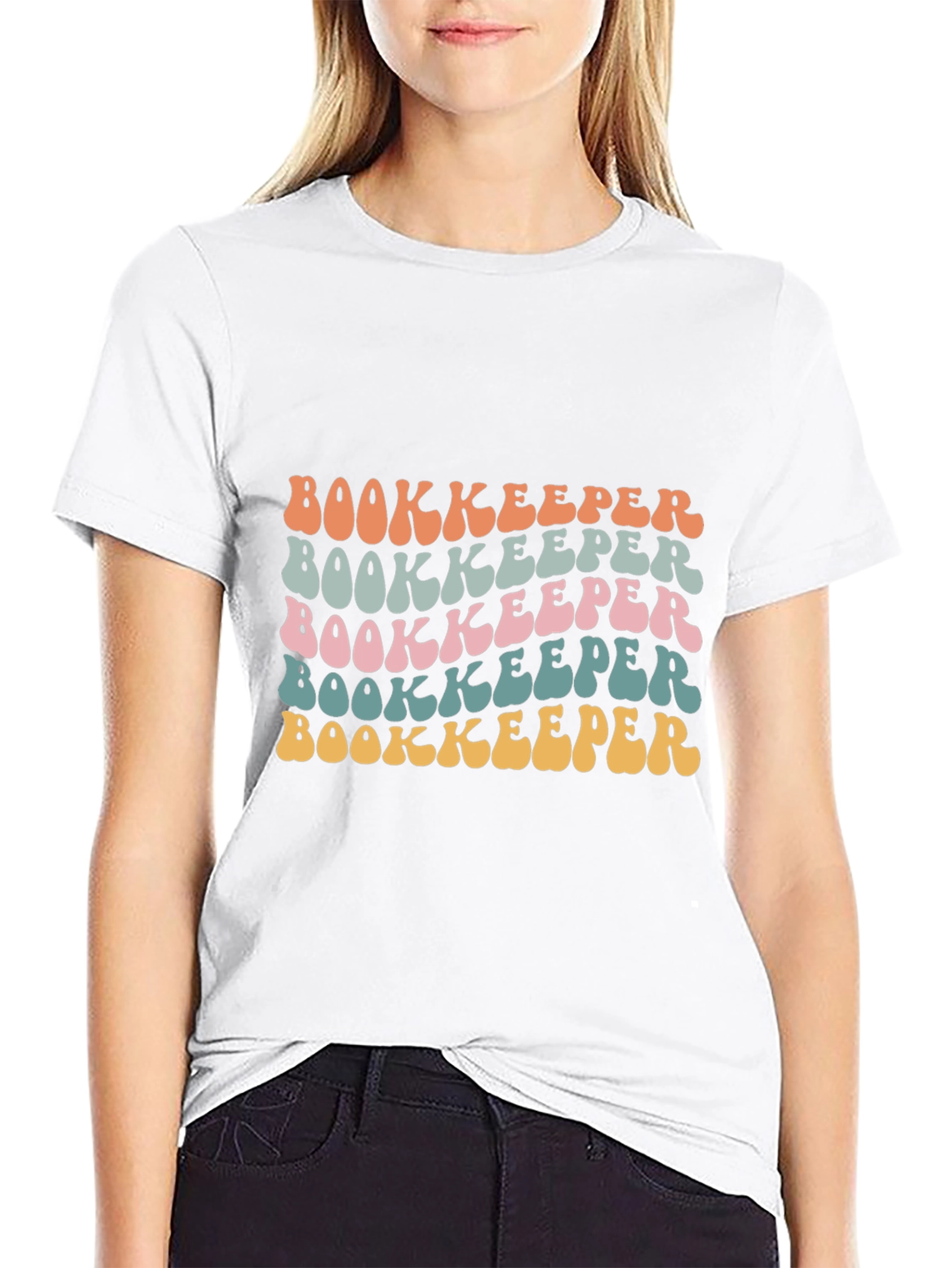 Bookkeeper Retro T-Shirt - Accounting Professional