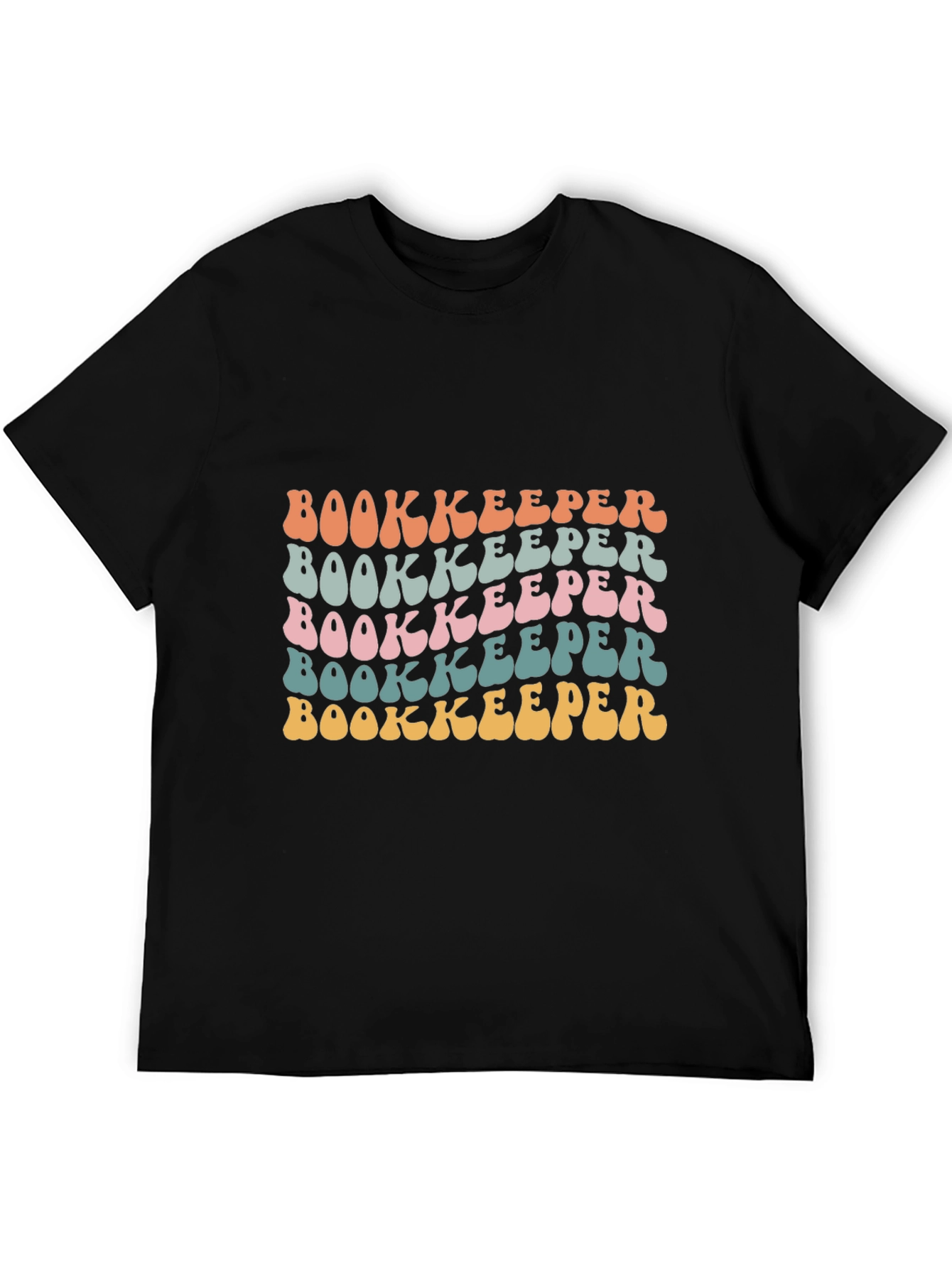 Bookkeeper Retro T-Shirt - Accounting Professional