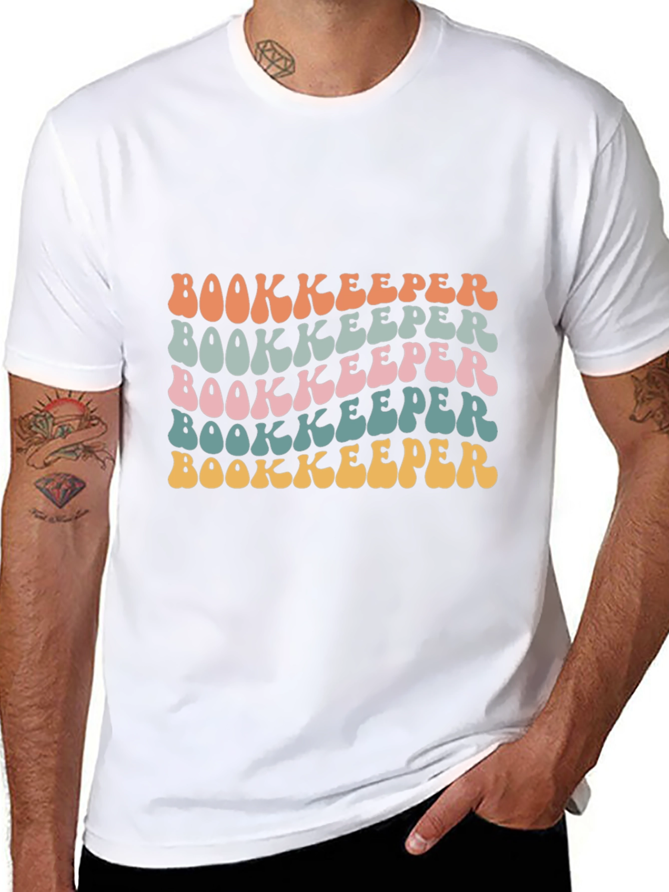 Bookkeeper Retro T-Shirt - Accounting Professional