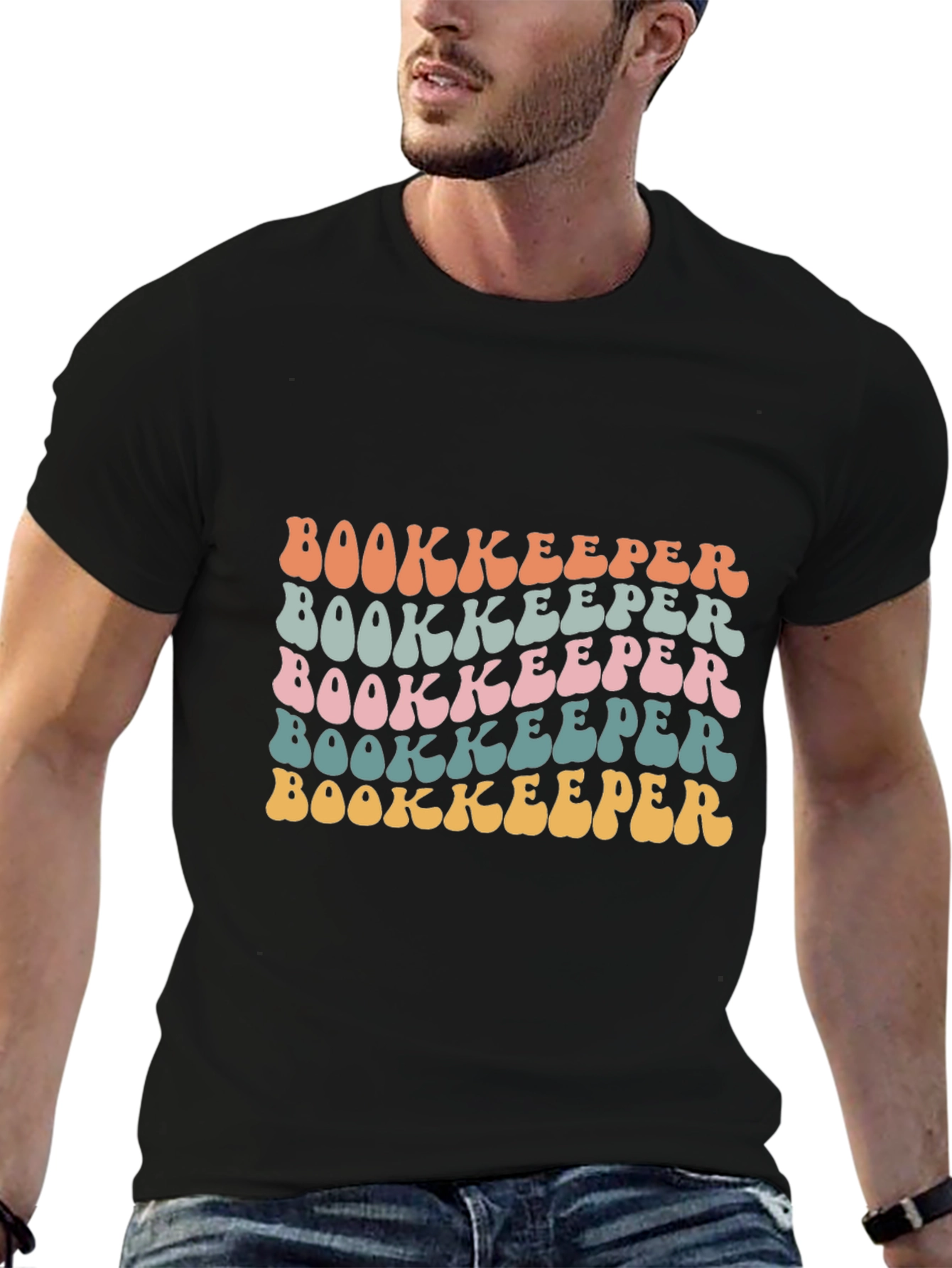 Bookkeeper Retro T-Shirt - Accounting Professional