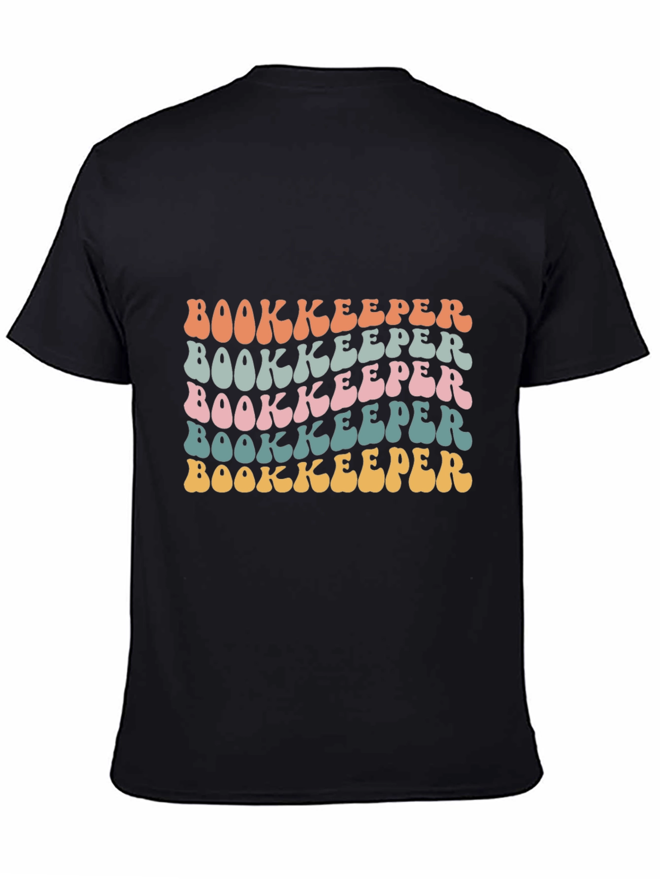 Bookkeeper Retro T-Shirt - Accounting Professional