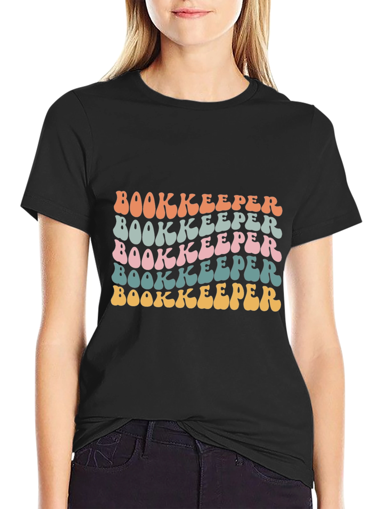 Bookkeeper Retro T-Shirt - Accounting Professional