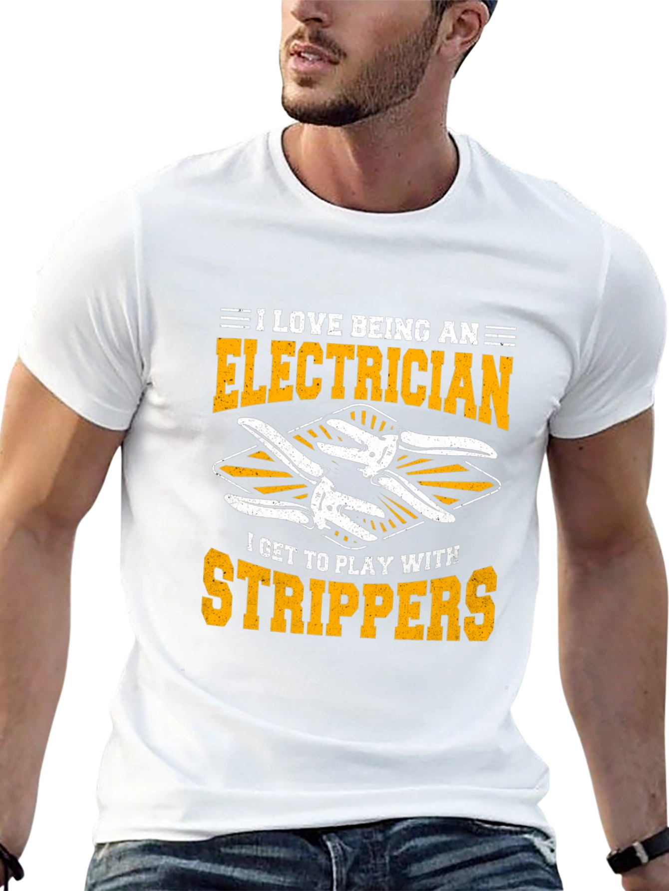 Electrician Strippers T-Shirt Funny Electrician Gift
