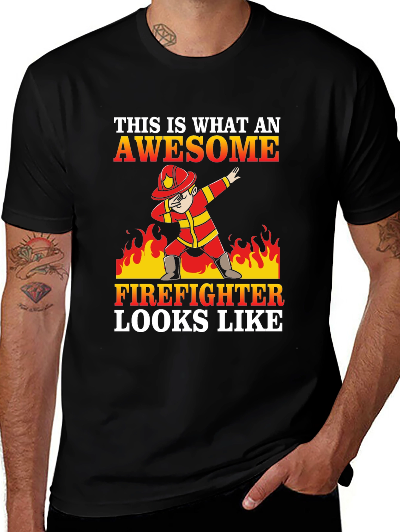 Awesome Firefighter T-Shirt