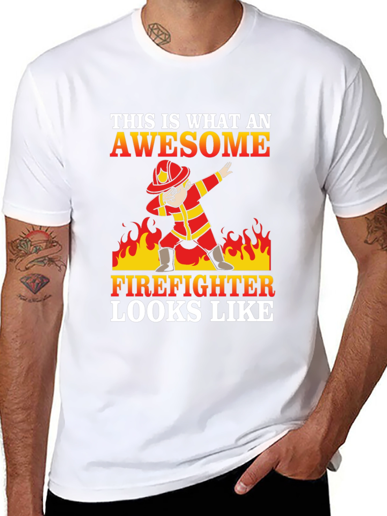 Awesome Firefighter T-Shirt
