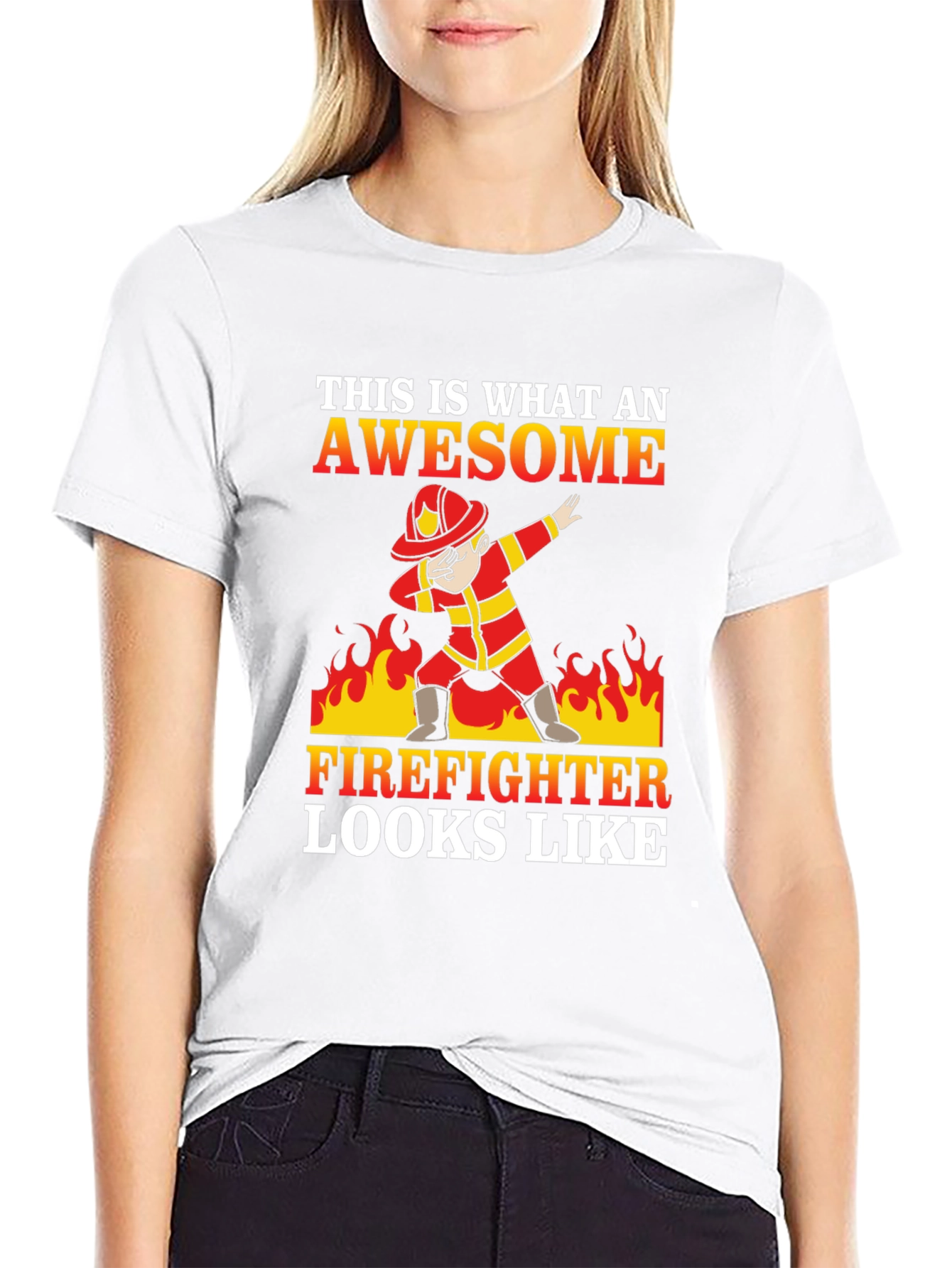 Awesome Firefighter T-Shirt