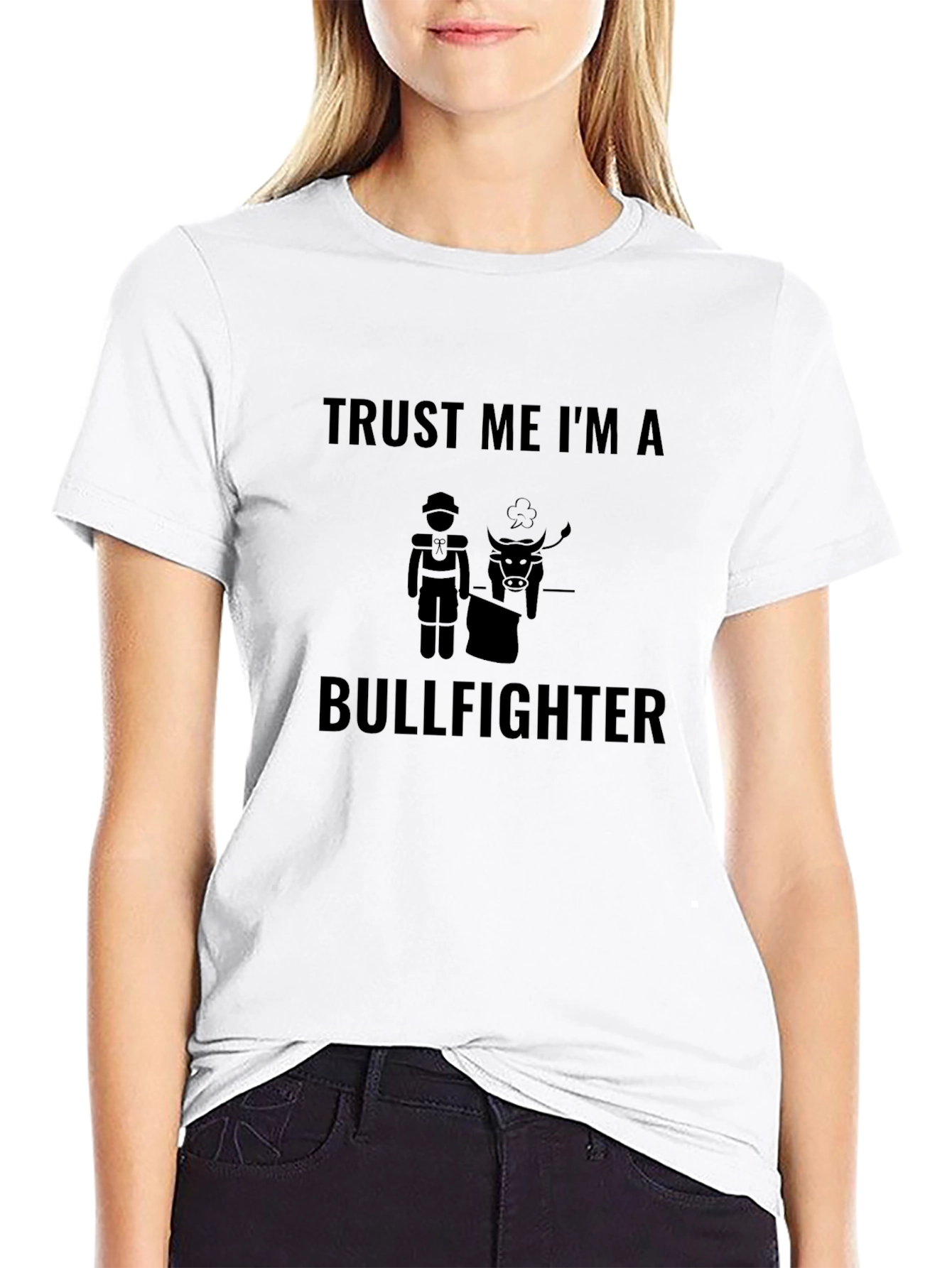 Trust Me Im A Bullfighter T-Shirt - Black