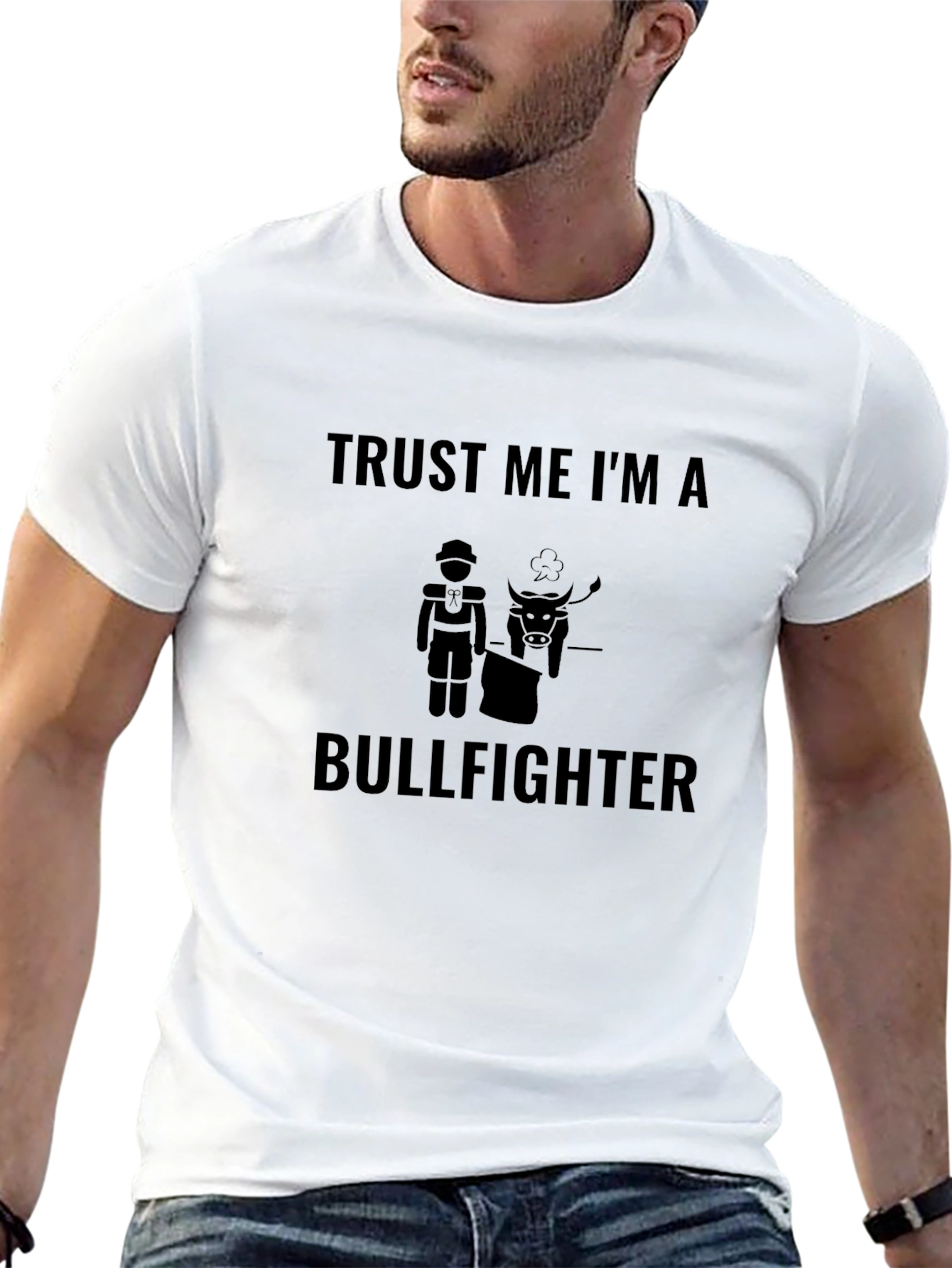 Trust Me Im A Bullfighter T-Shirt - Black