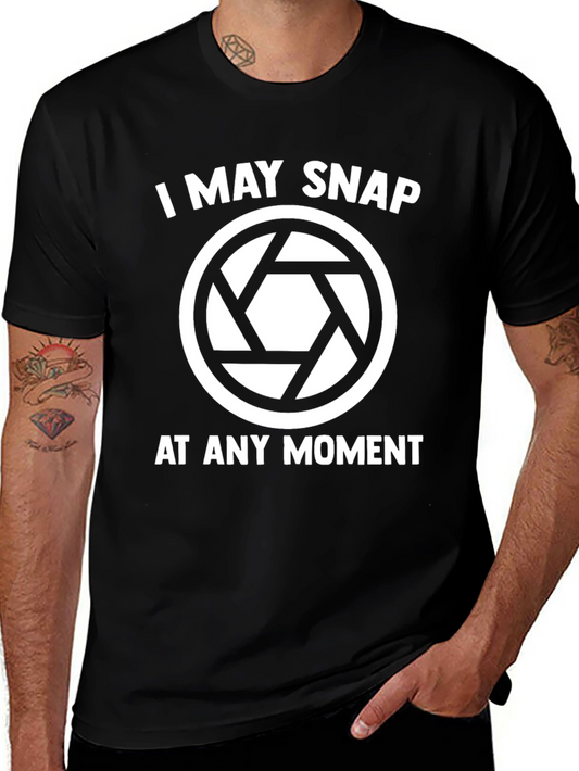 I May Snap Funny Photography T-Shirt