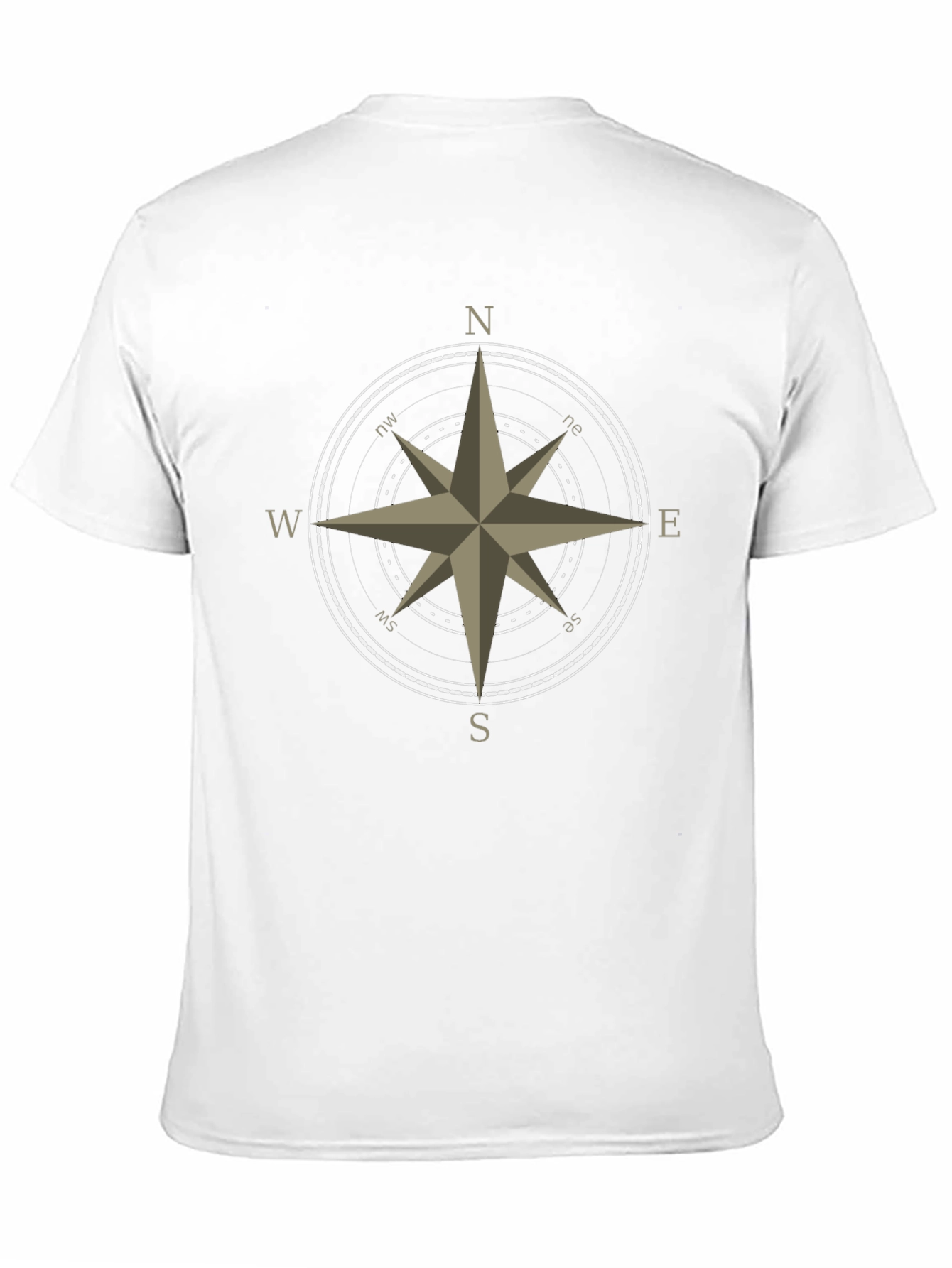 Compass Rose Graphic Tee - Classic Nautical Style