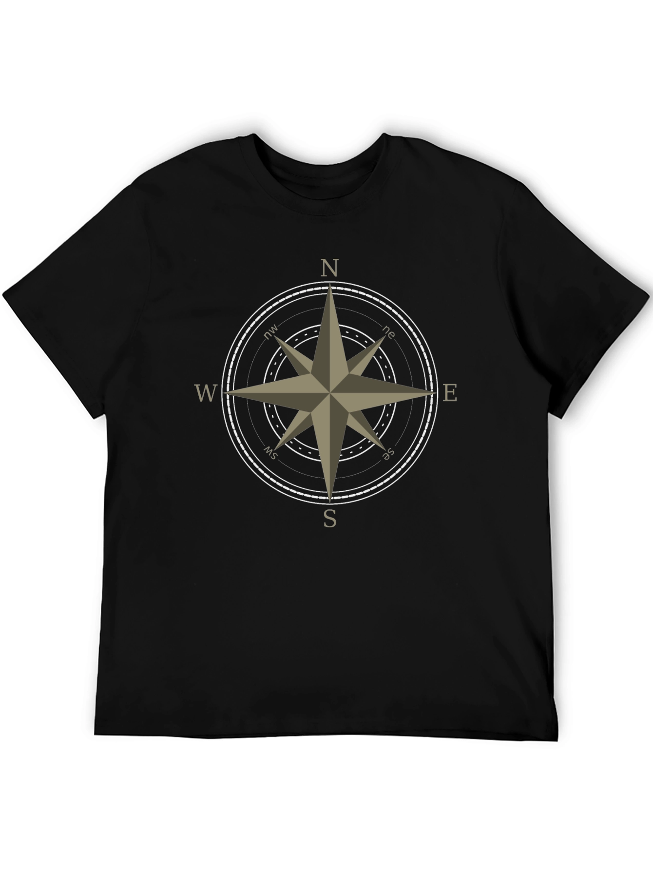 Compass Rose Graphic Tee - Classic Nautical Style