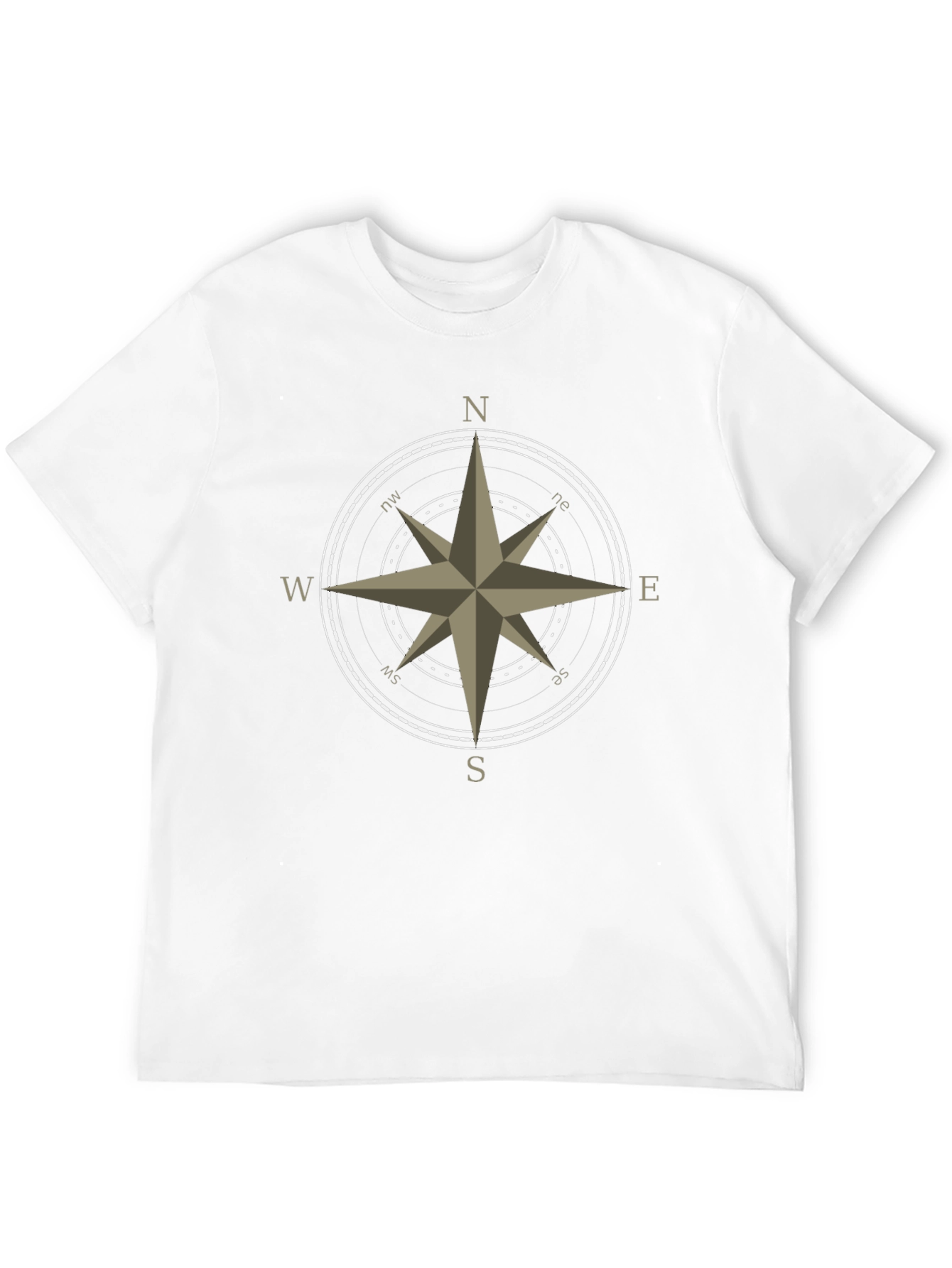 Compass Rose Graphic Tee - Classic Nautical Style