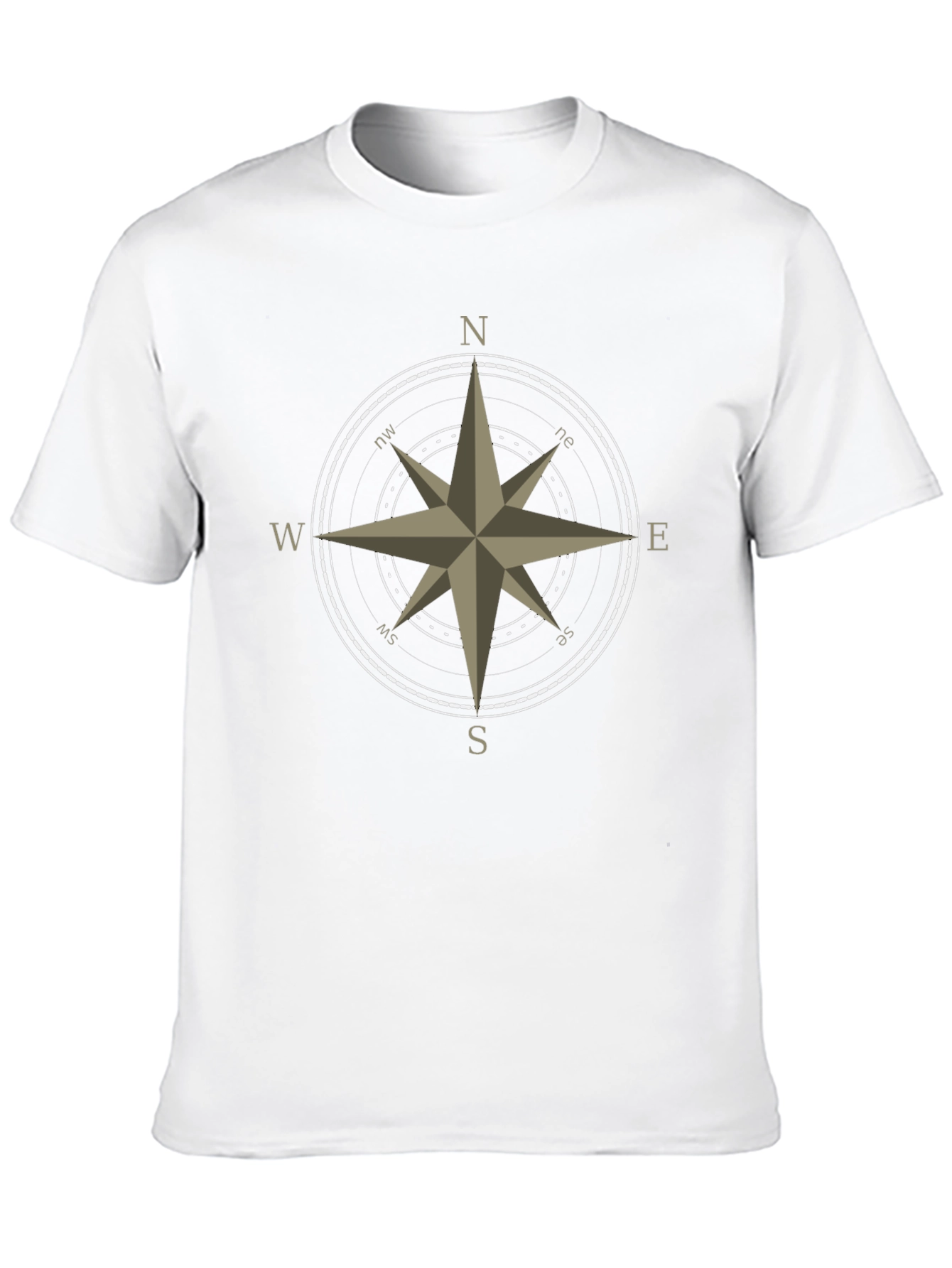 Compass Rose Graphic Tee - Classic Nautical Style