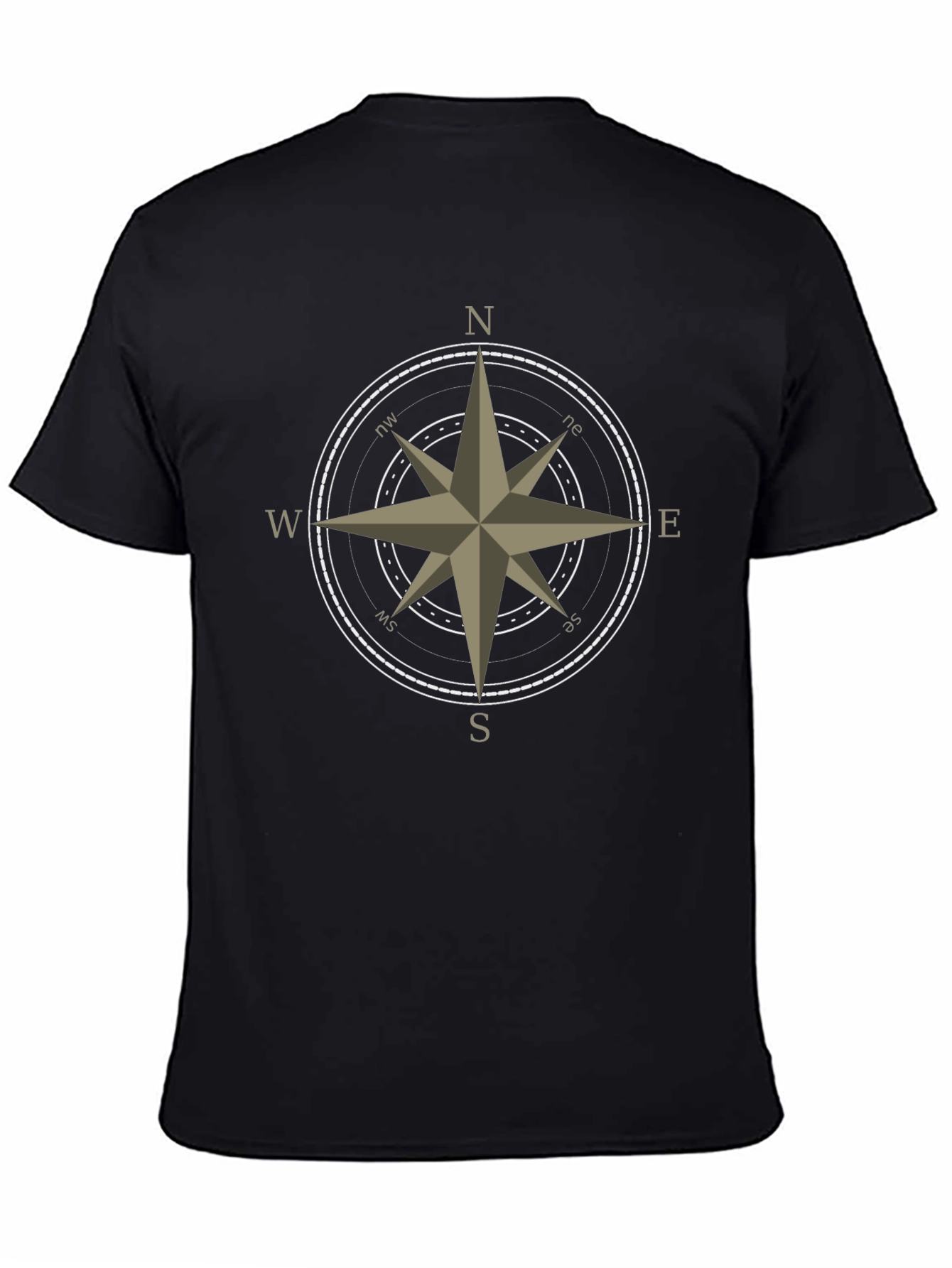 Compass Rose Graphic Tee - Classic Nautical Style