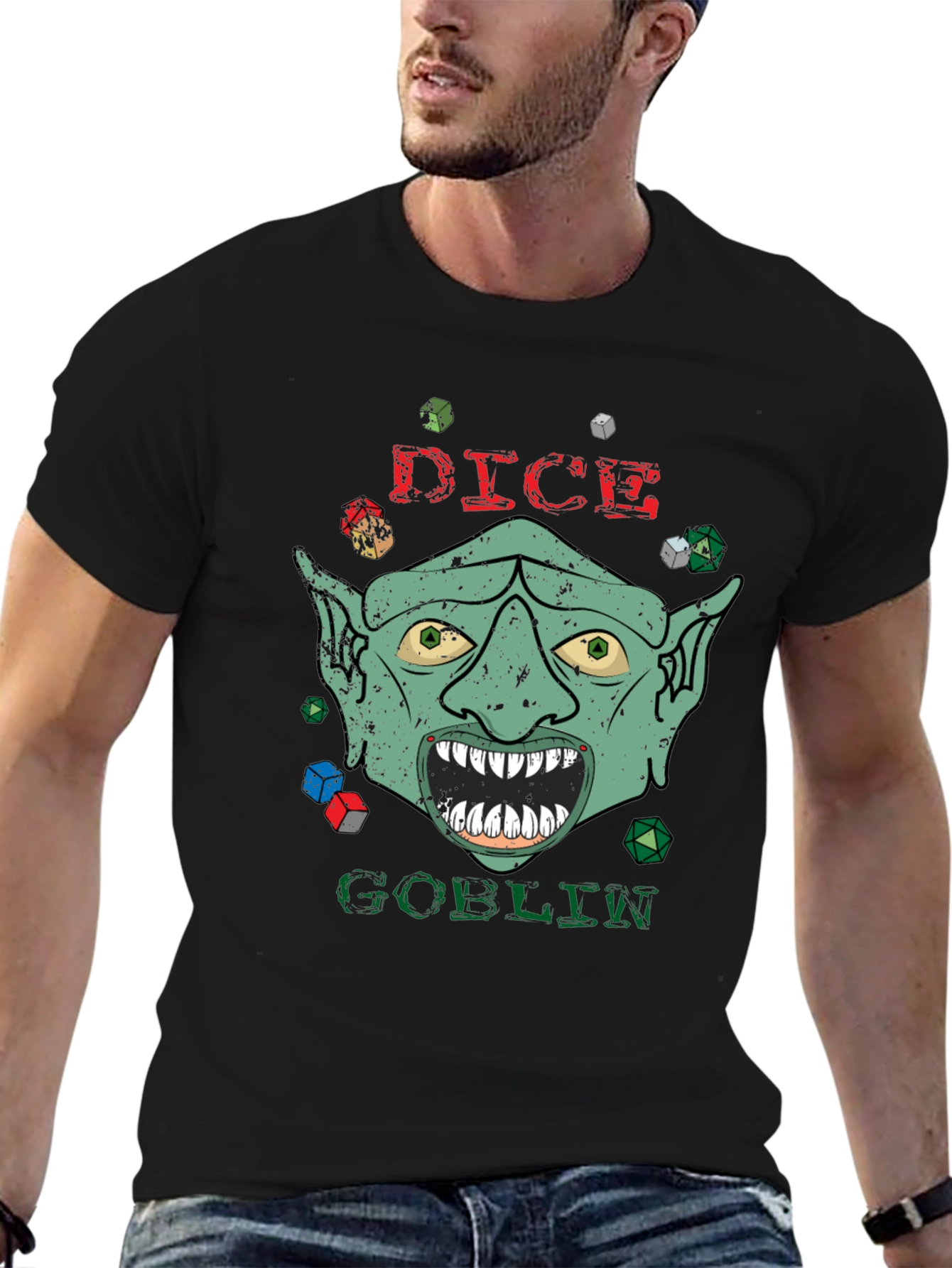 Dice Goblin Graphic T-Shirt