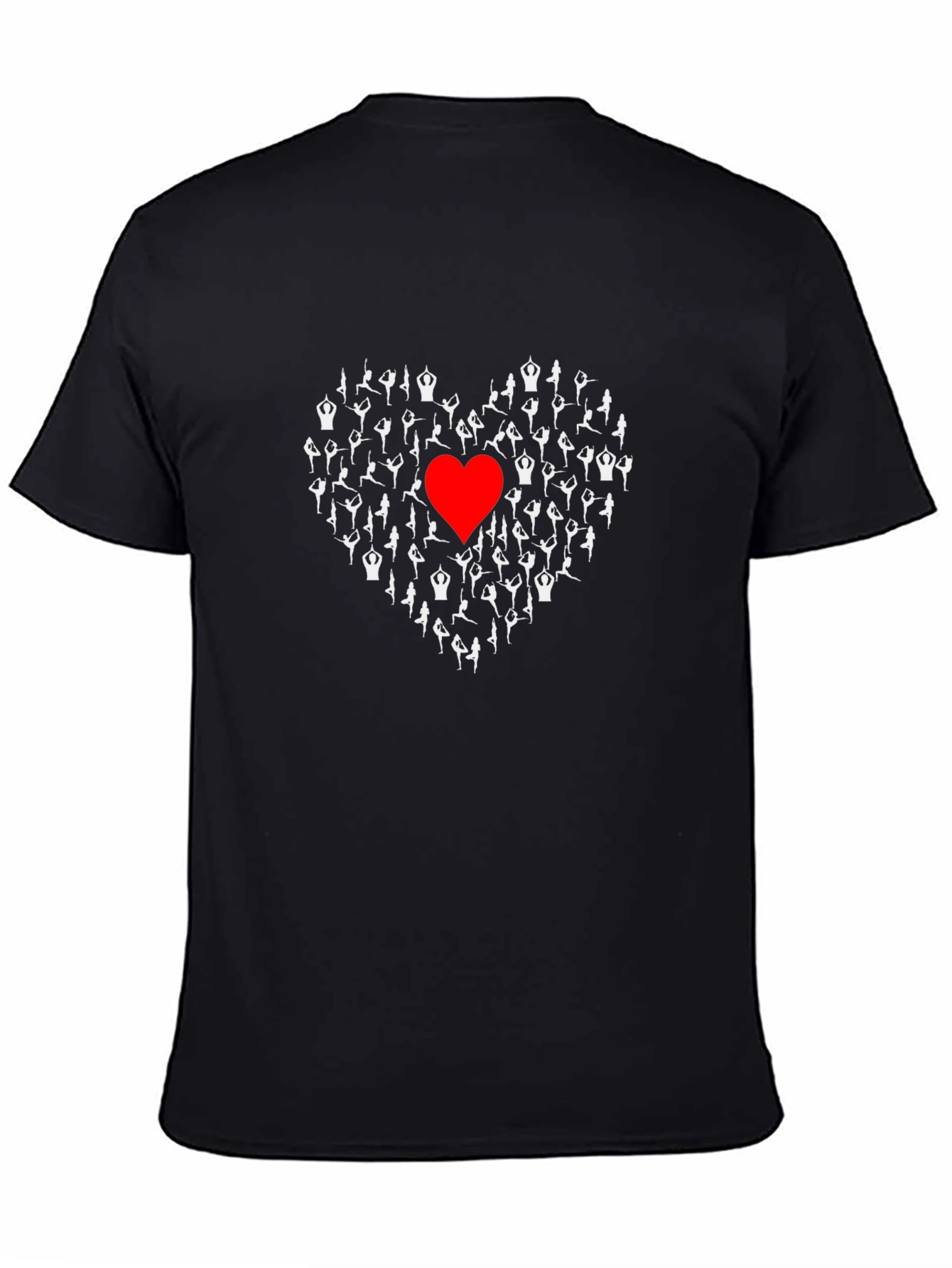 Yoga Love T-Shirt - Black Graphic Tee