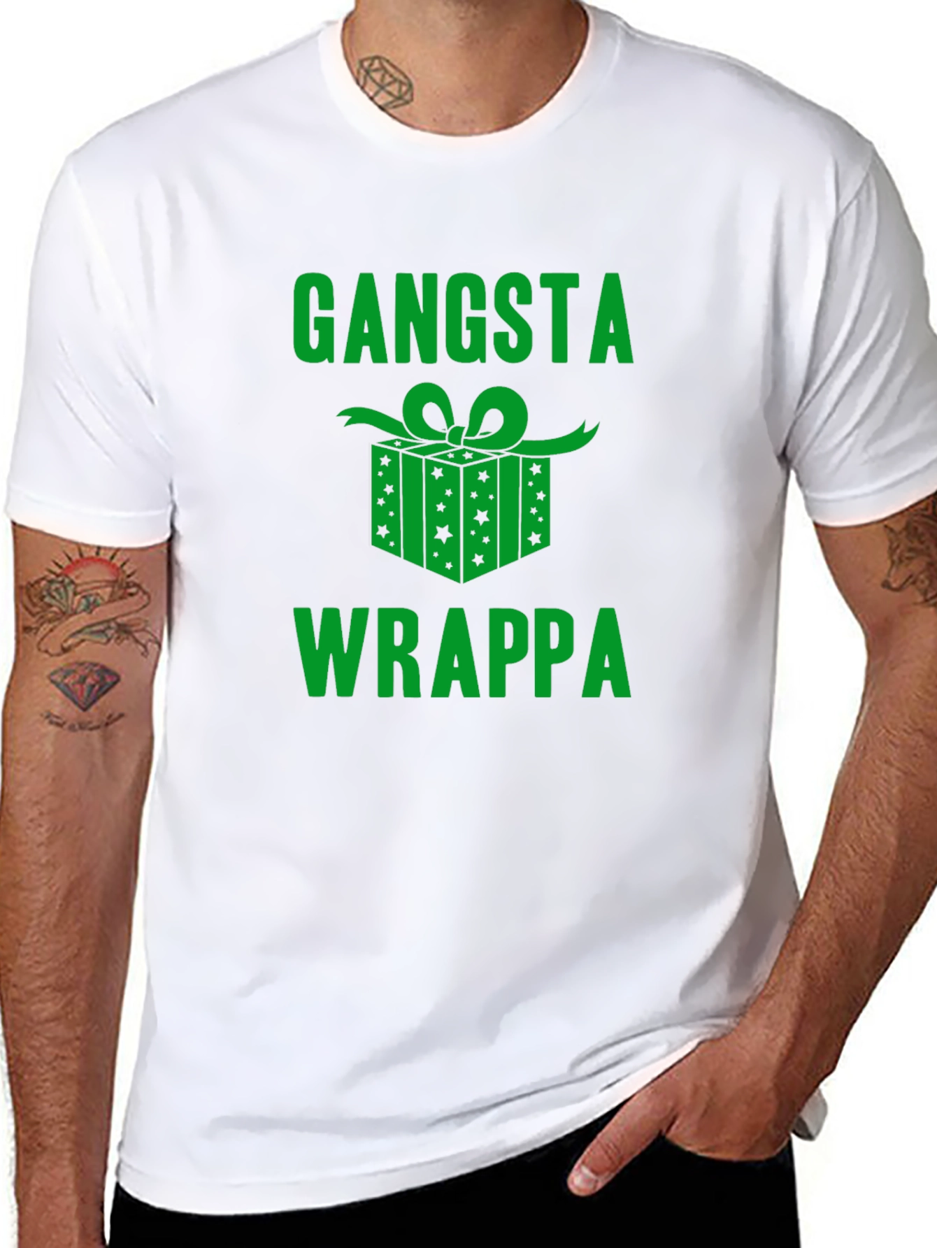 Gangsta Wrappa Christmas Gift T-Shirt