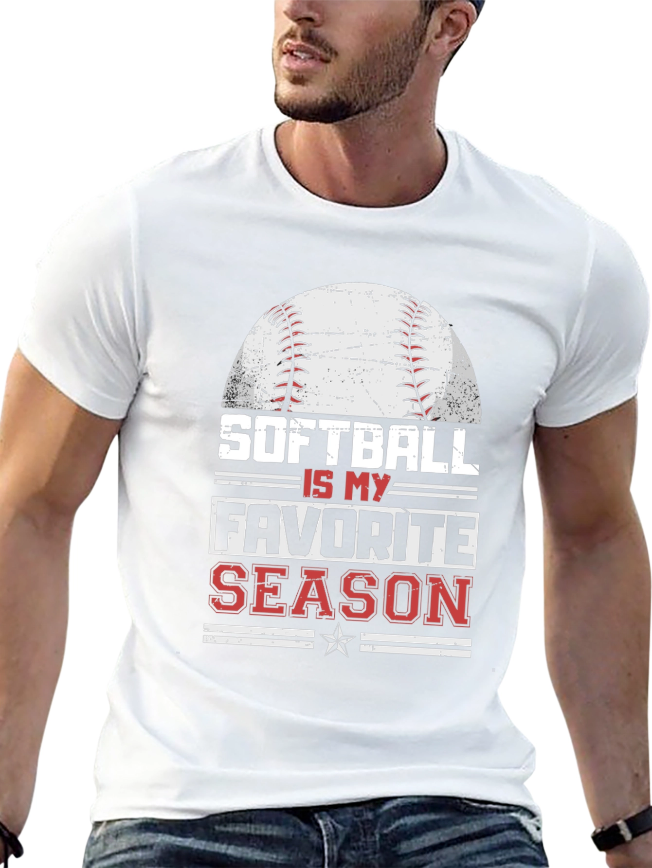 Softball is My Favorite Season Graphic Tee