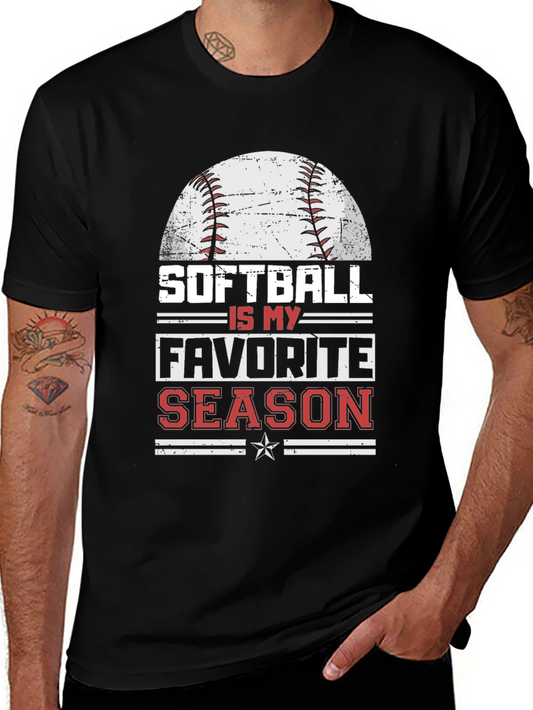 Softball is My Favorite Season Graphic Tee