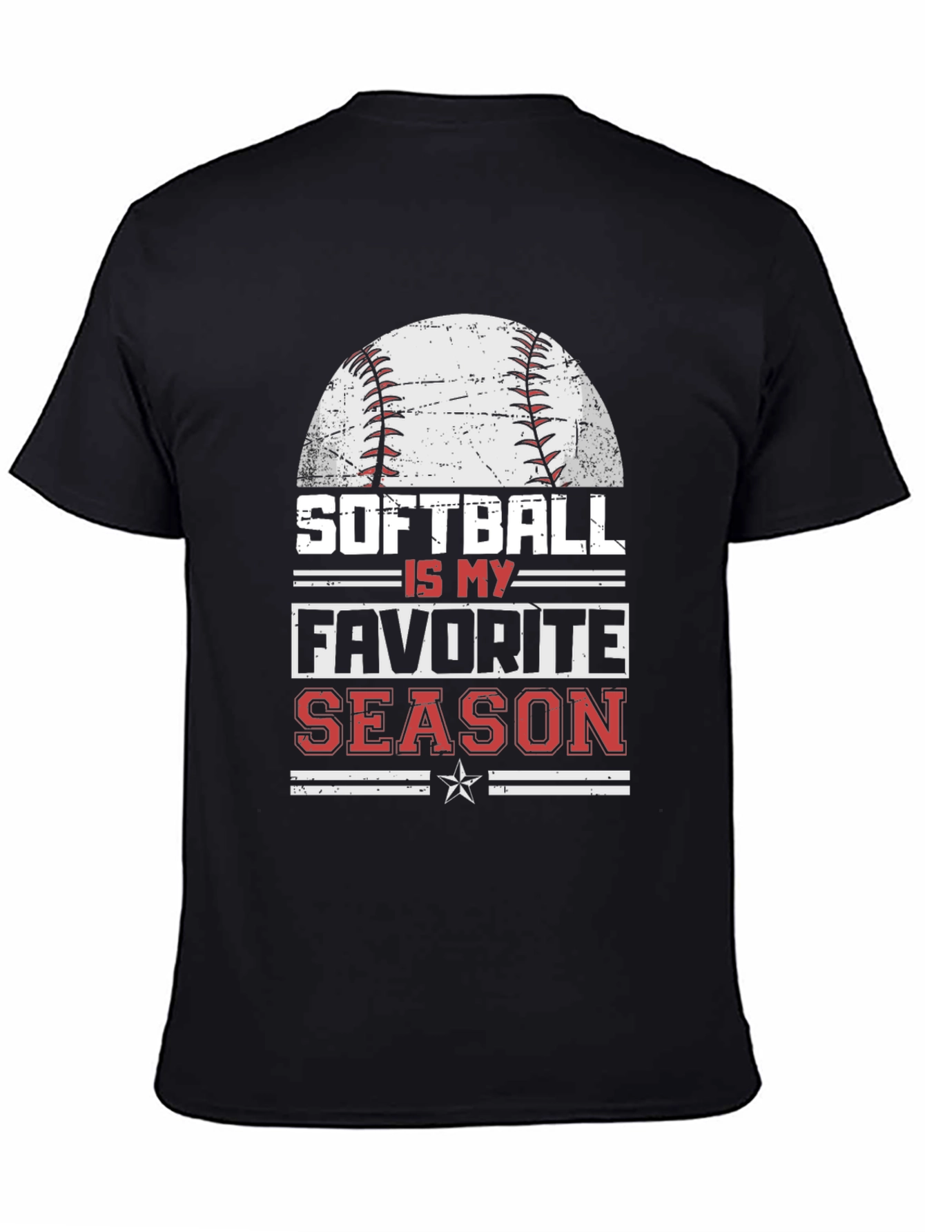 Softball is My Favorite Season Graphic Tee