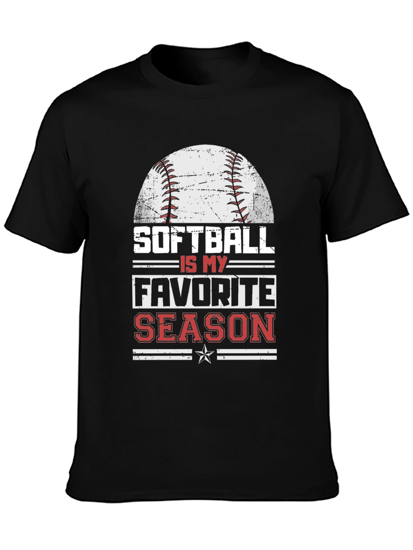 Softball is My Favorite Season Graphic Tee