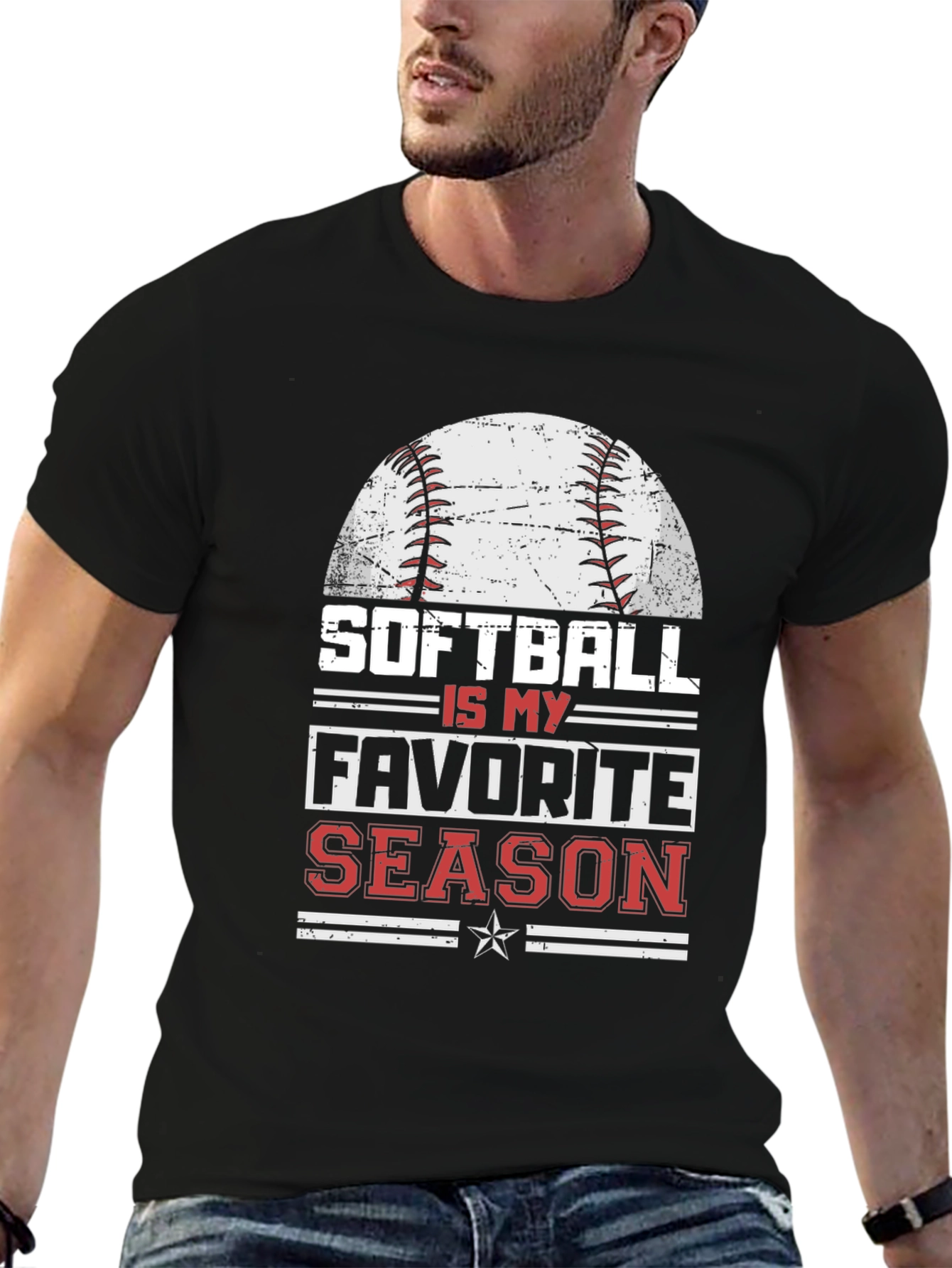 Softball is My Favorite Season Graphic Tee