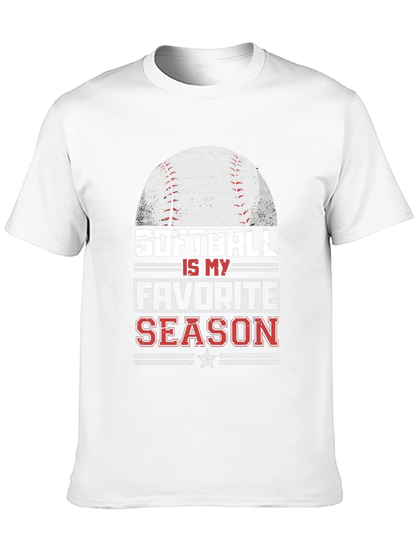 Softball is My Favorite Season Graphic Tee