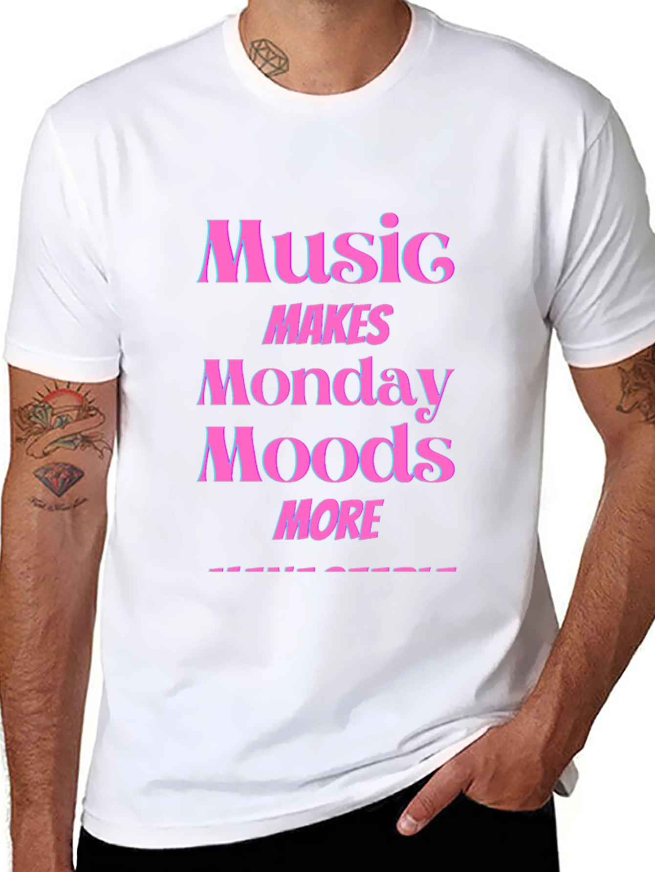 Music Makes Monday Moods More T-Shirt