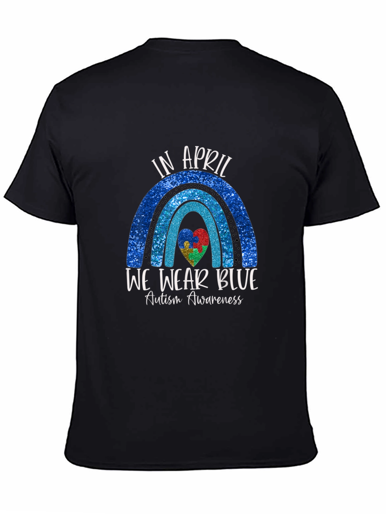 Autism Awareness T-Shirt - In April We Wear Blue