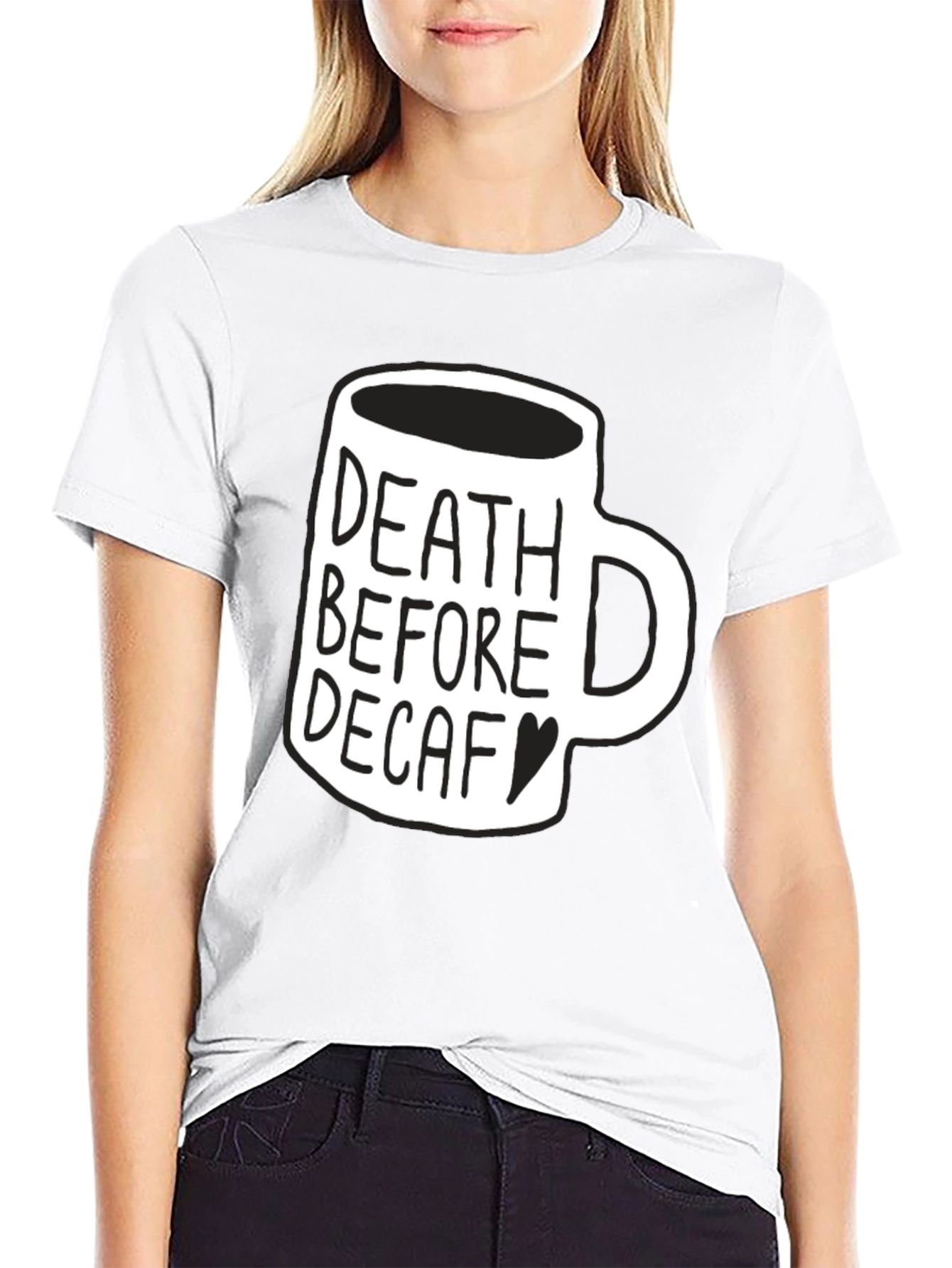 Death Before Decaf Graphic Tee