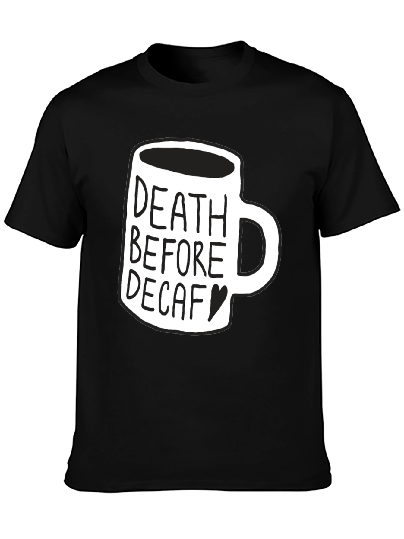 Death Before Decaf Graphic Tee