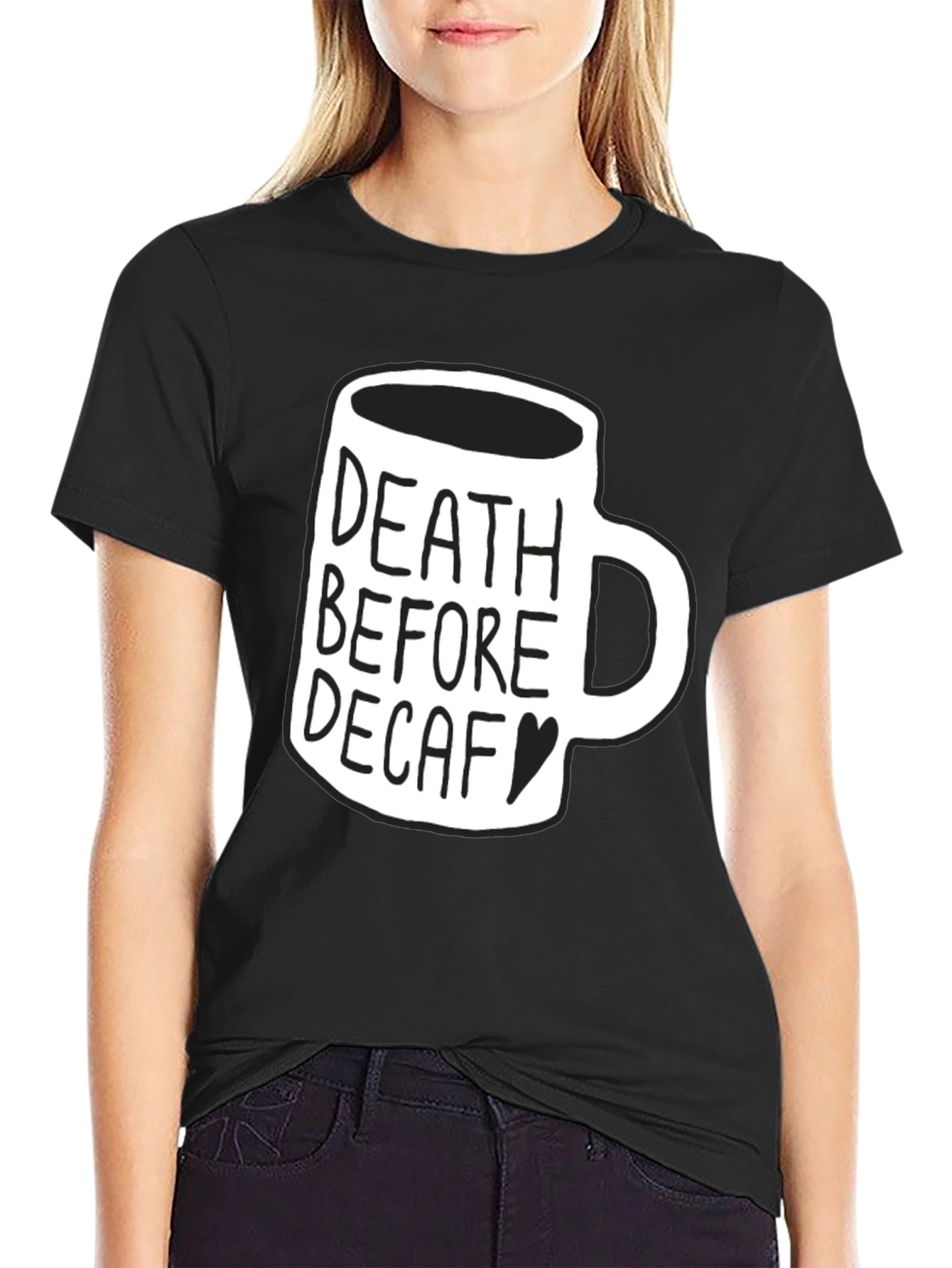 Death Before Decaf Graphic Tee