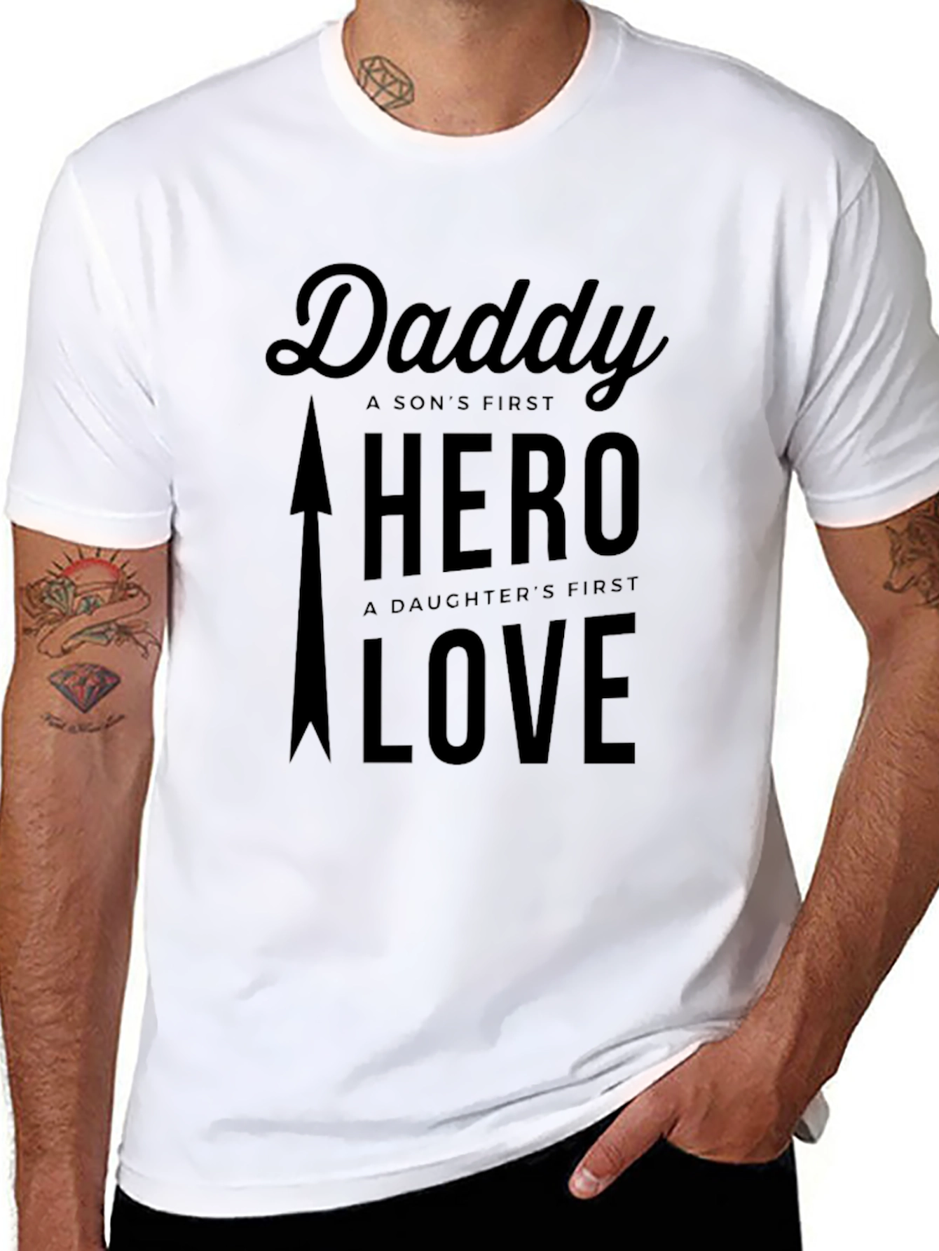 Daddy a Sons Hero a Daughters Love T-Shirt