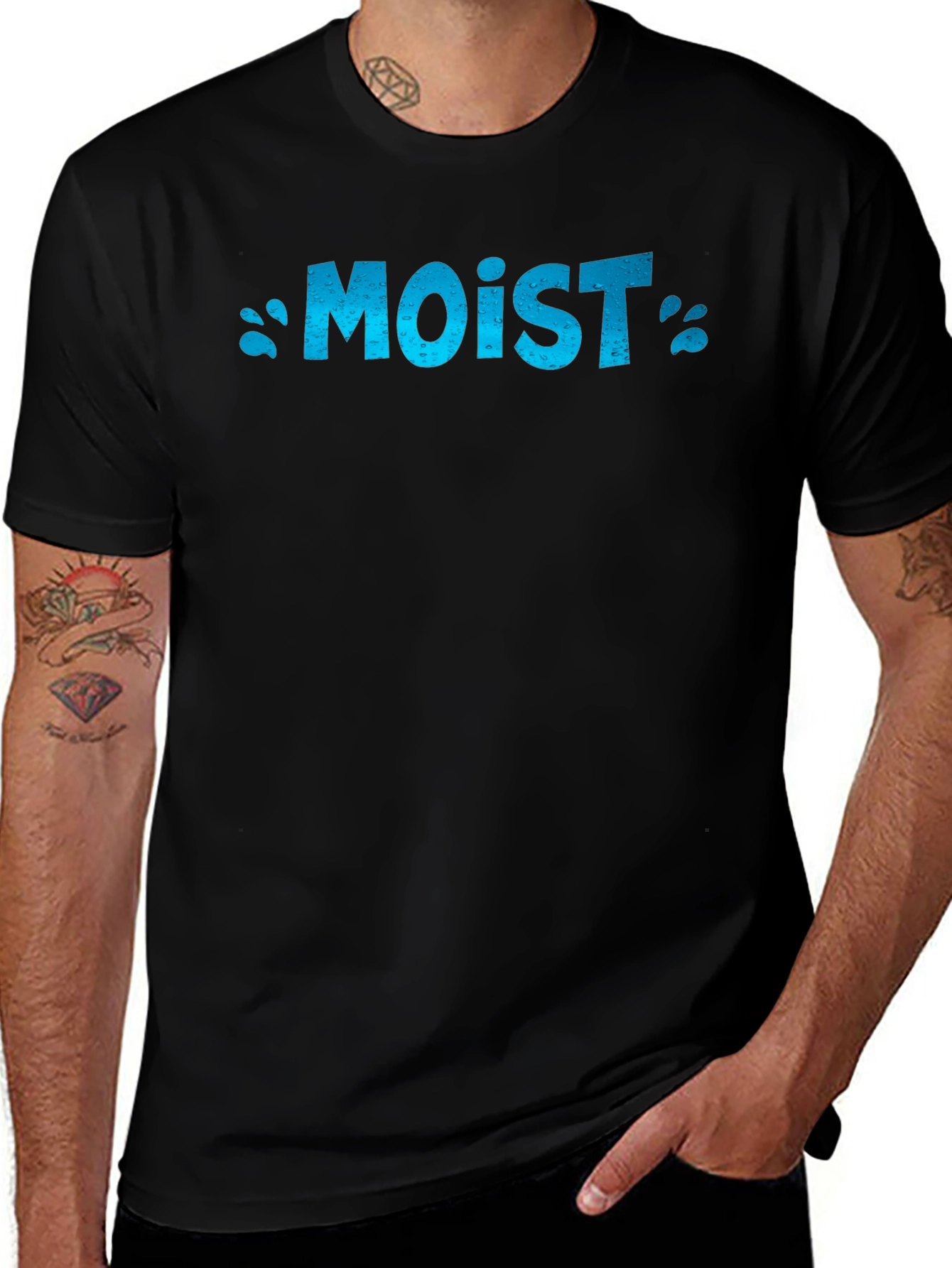 Moist Graphic T-Shirt - Novelty Design