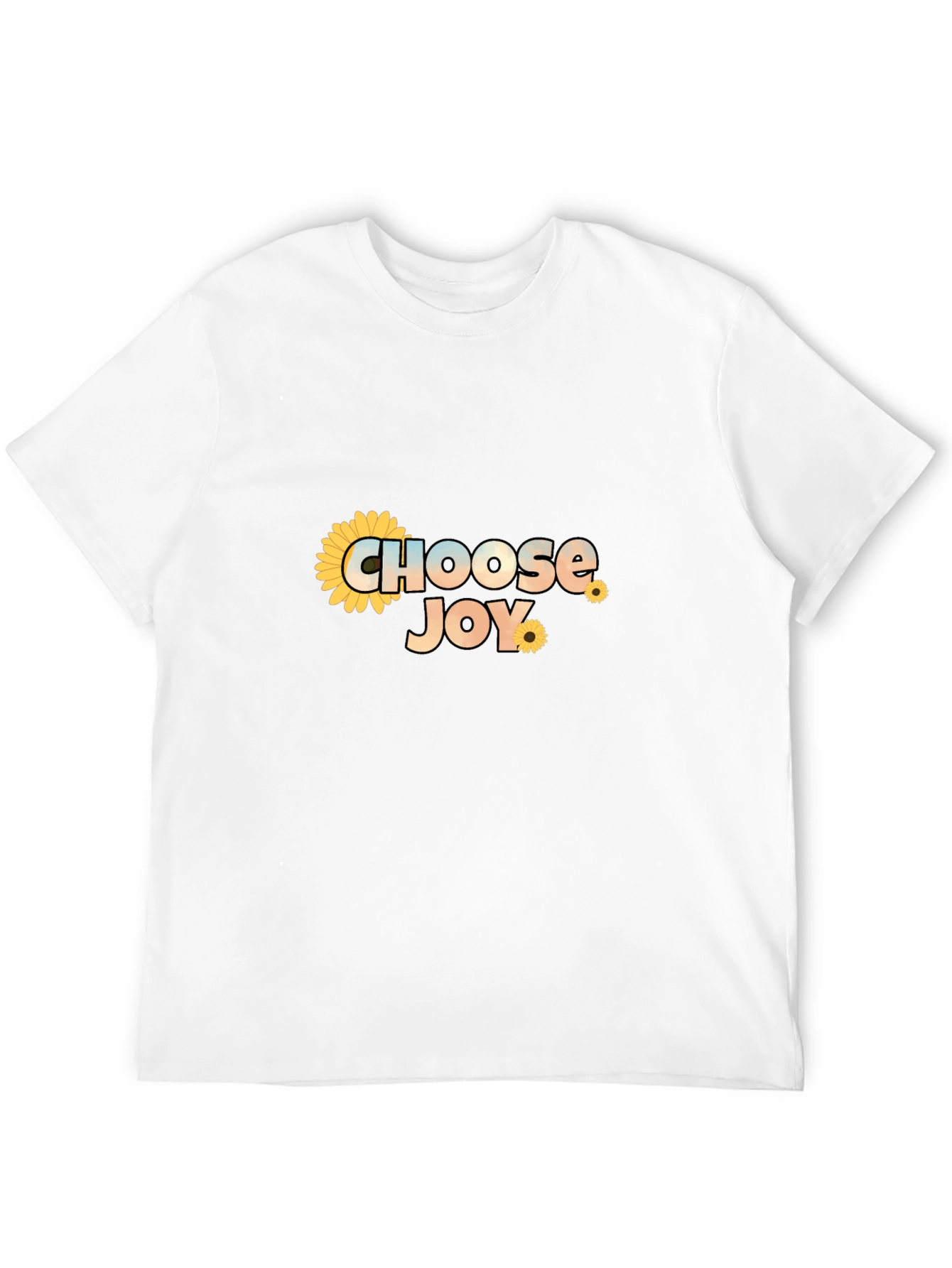 Choose Joy T-Shirt - Sunflower Graphic Tee