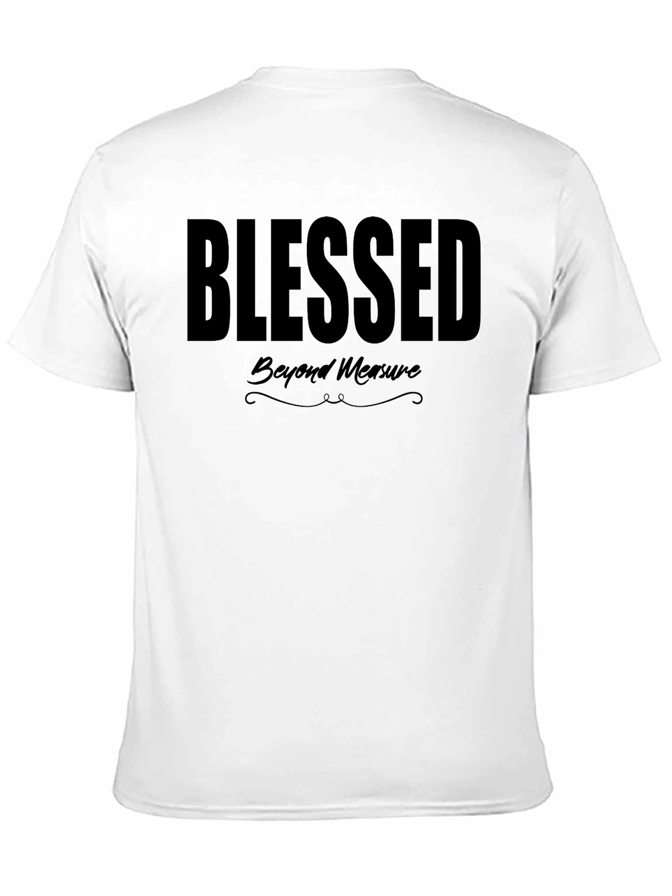 Blessed Beyond Measure Black Graphic Tee
