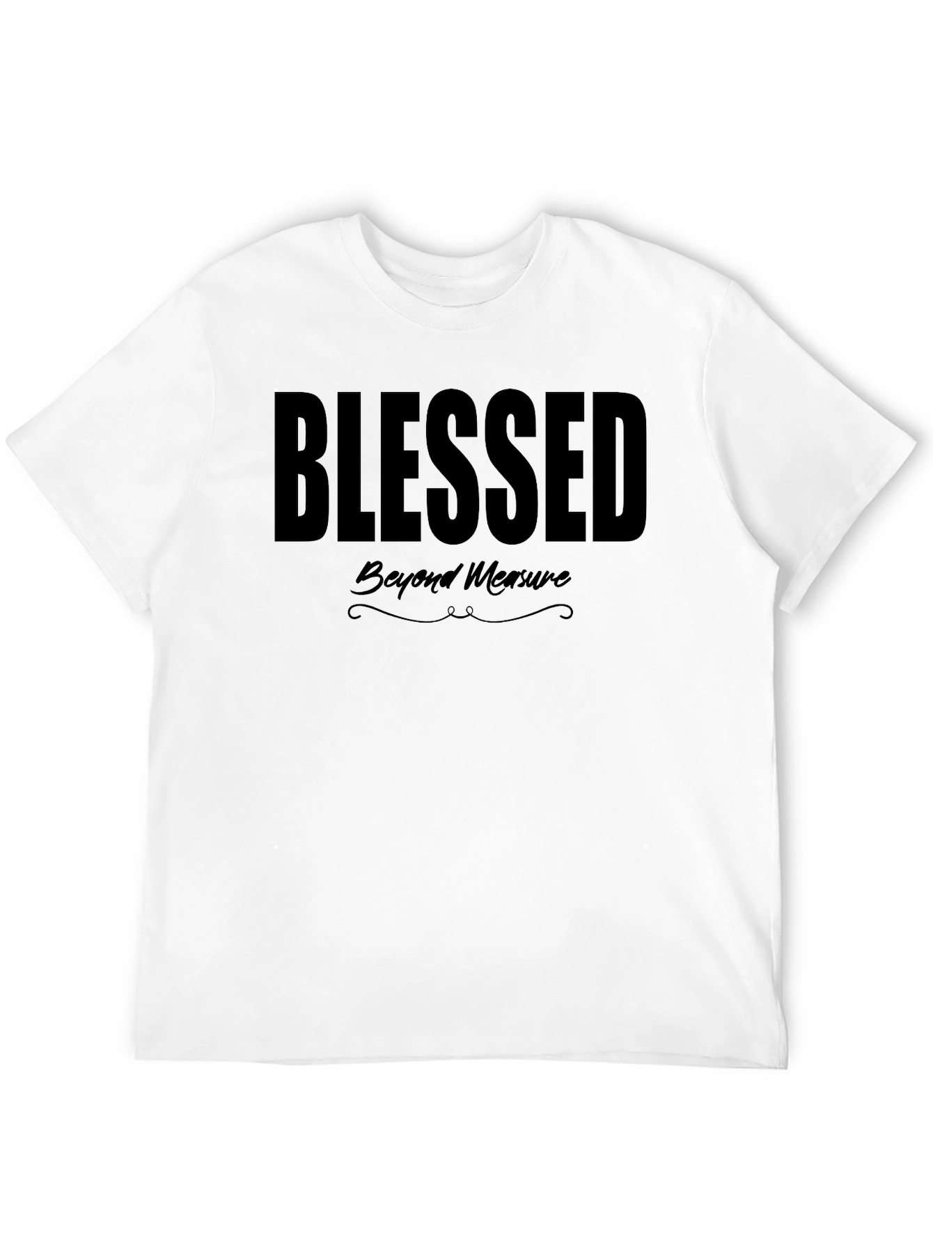 Blessed Beyond Measure Black Graphic Tee