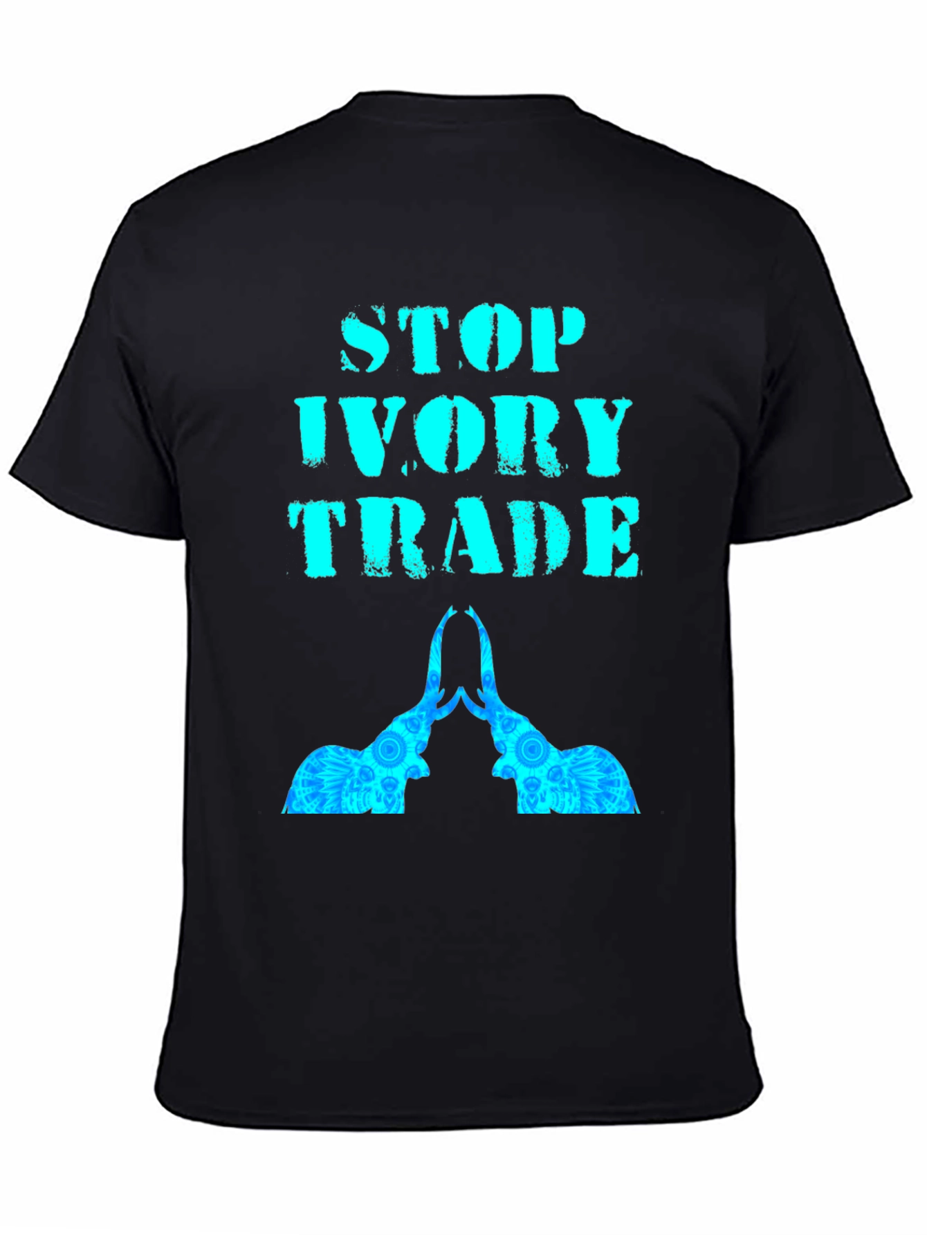 Stop Ivory Trade T-Shirt - Elephant Conservation Tee