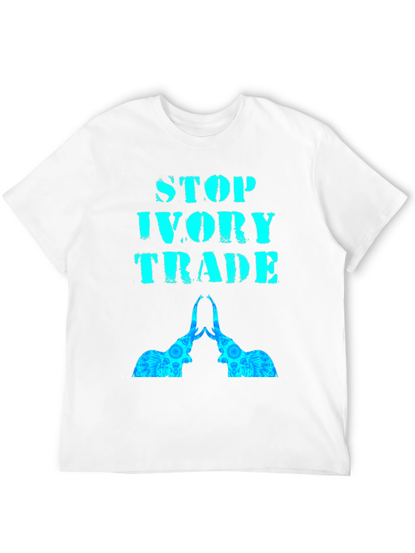 Stop Ivory Trade T-Shirt - Elephant Conservation Tee