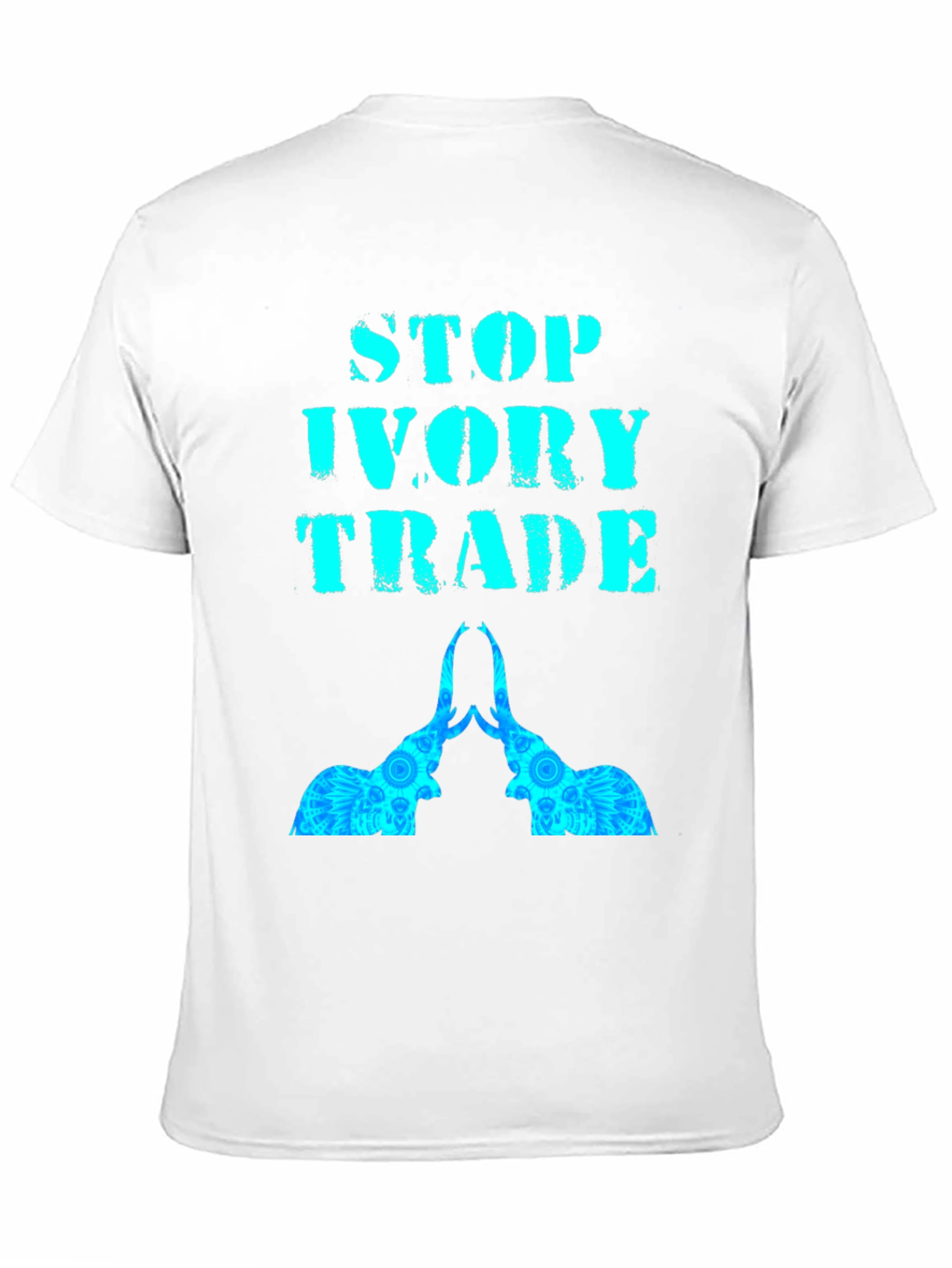 Stop Ivory Trade T-Shirt - Elephant Conservation Tee