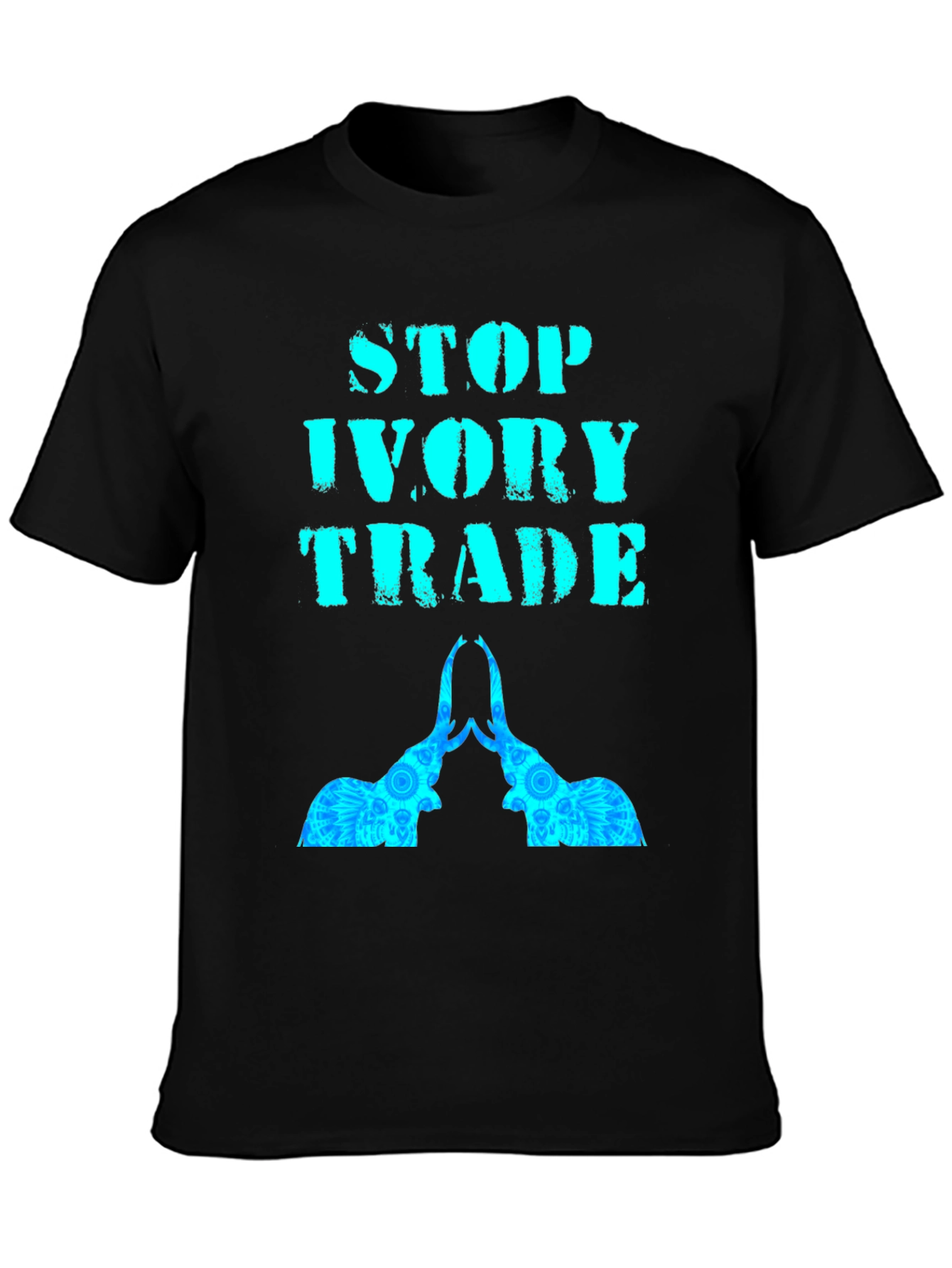 Stop Ivory Trade T-Shirt - Elephant Conservation Tee