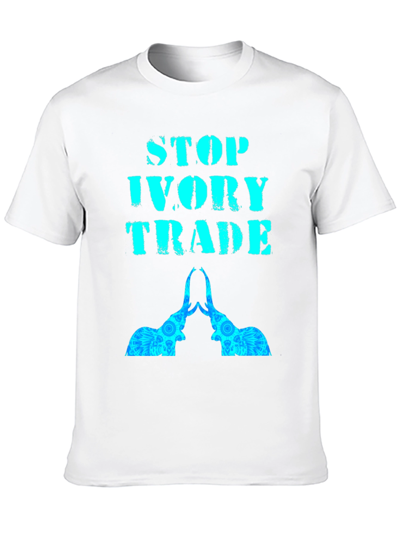 Stop Ivory Trade T-Shirt - Elephant Conservation Tee