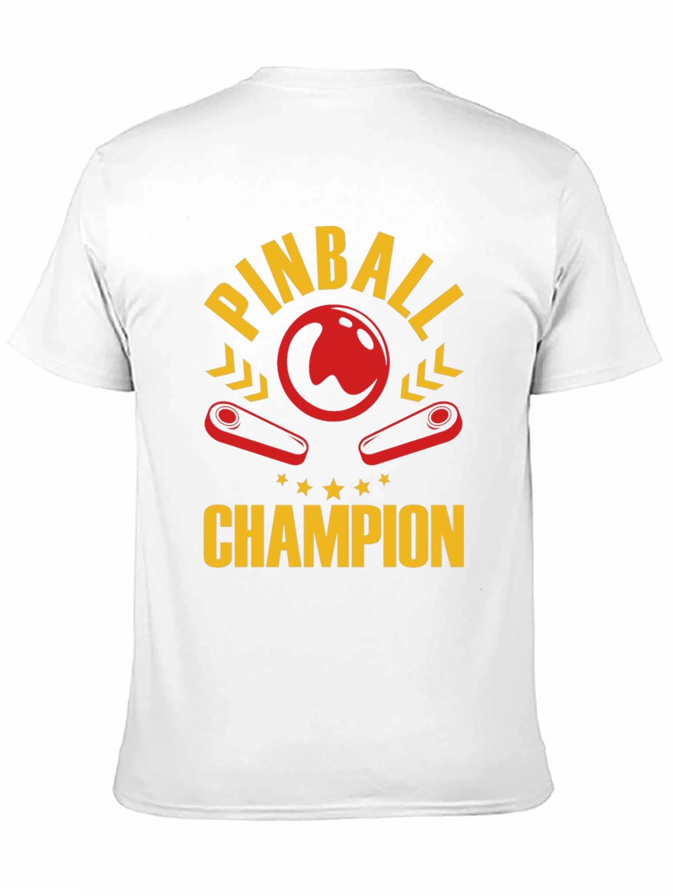 Pinball Champion Black Graphic T-Shirt
