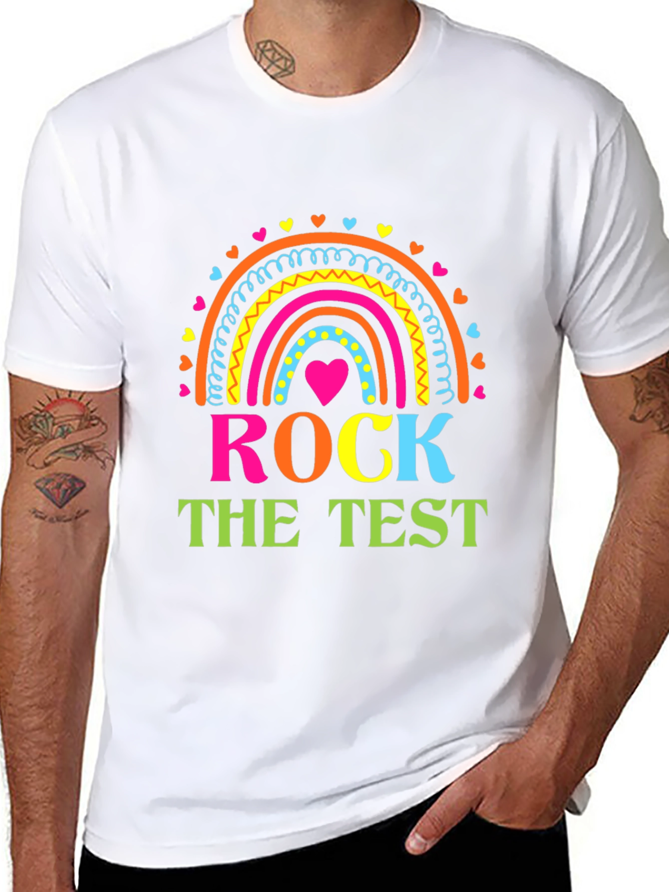 Rock The Test Rainbow T-Shirt
