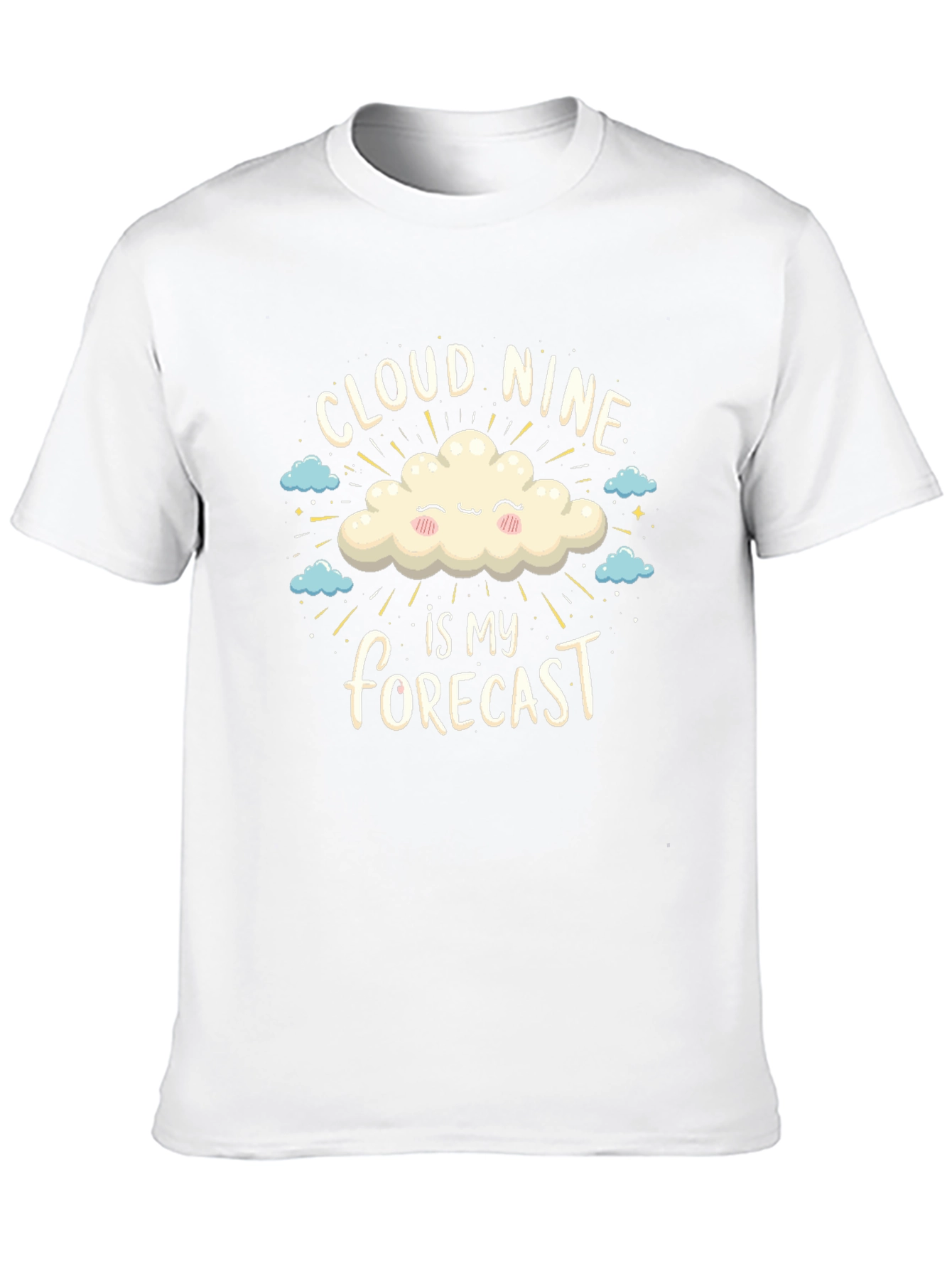 Cloud Nine T-Shirt - Positive Vibes
