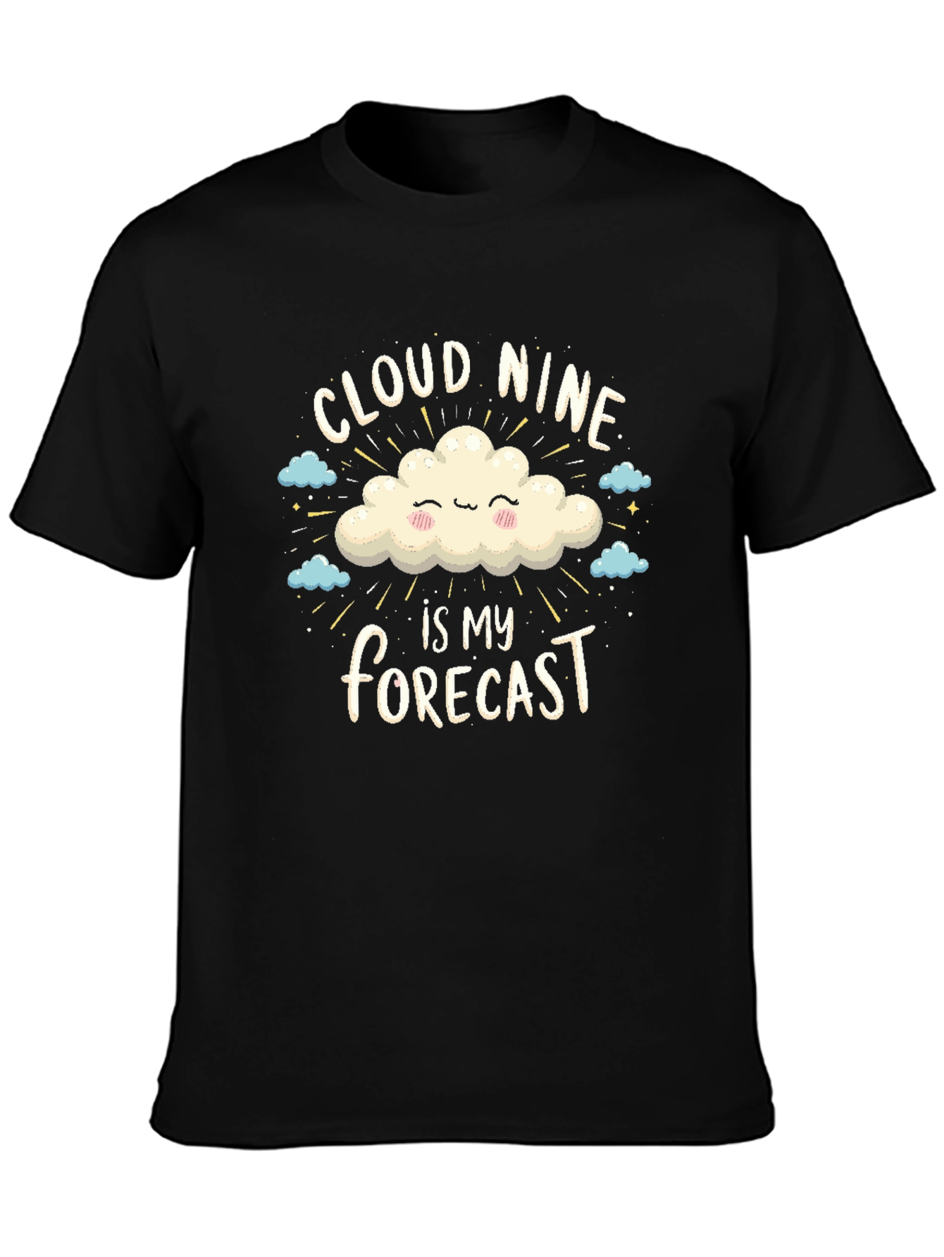 Cloud Nine T-Shirt - Positive Vibes