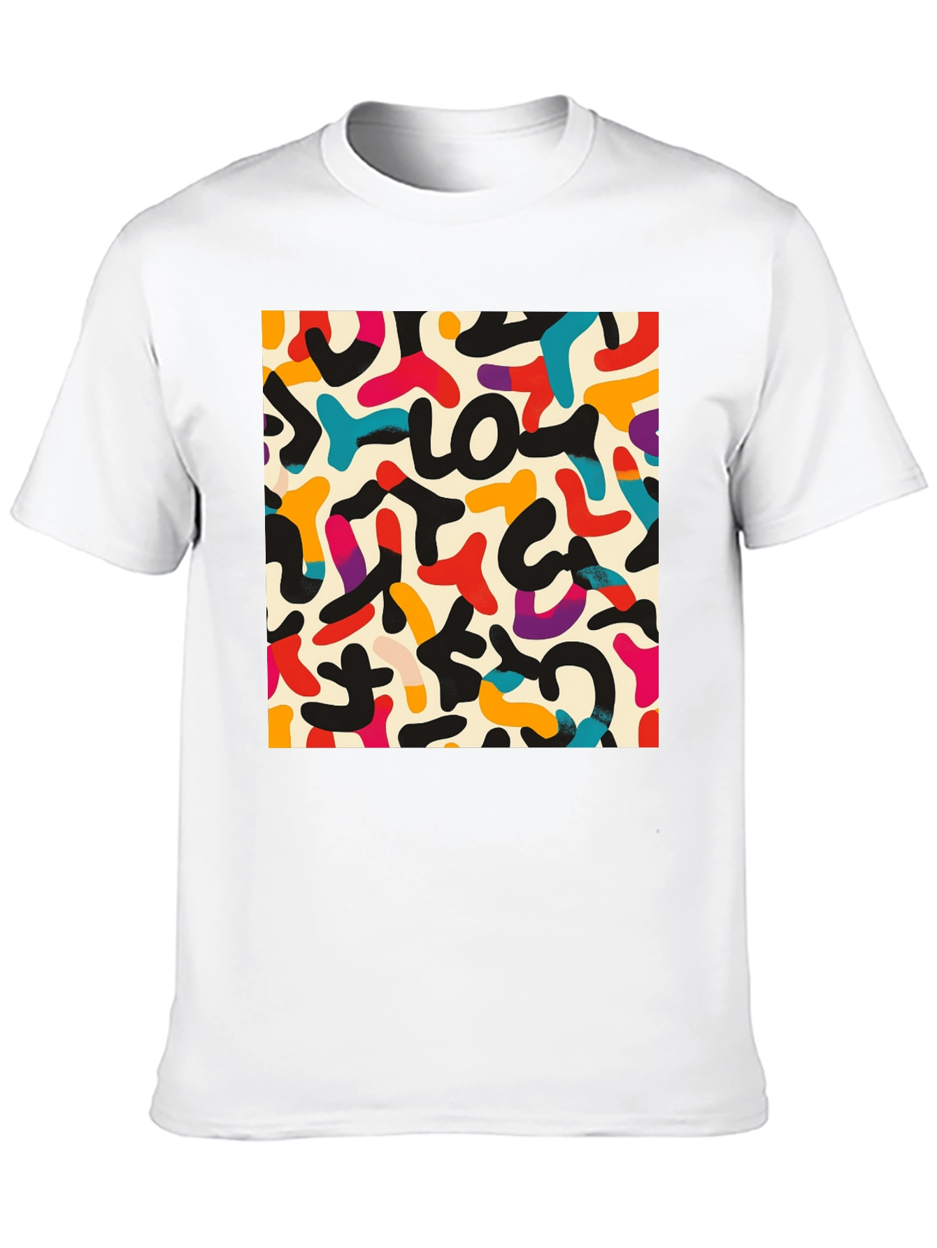 Abstract Retro Art T-Shirt